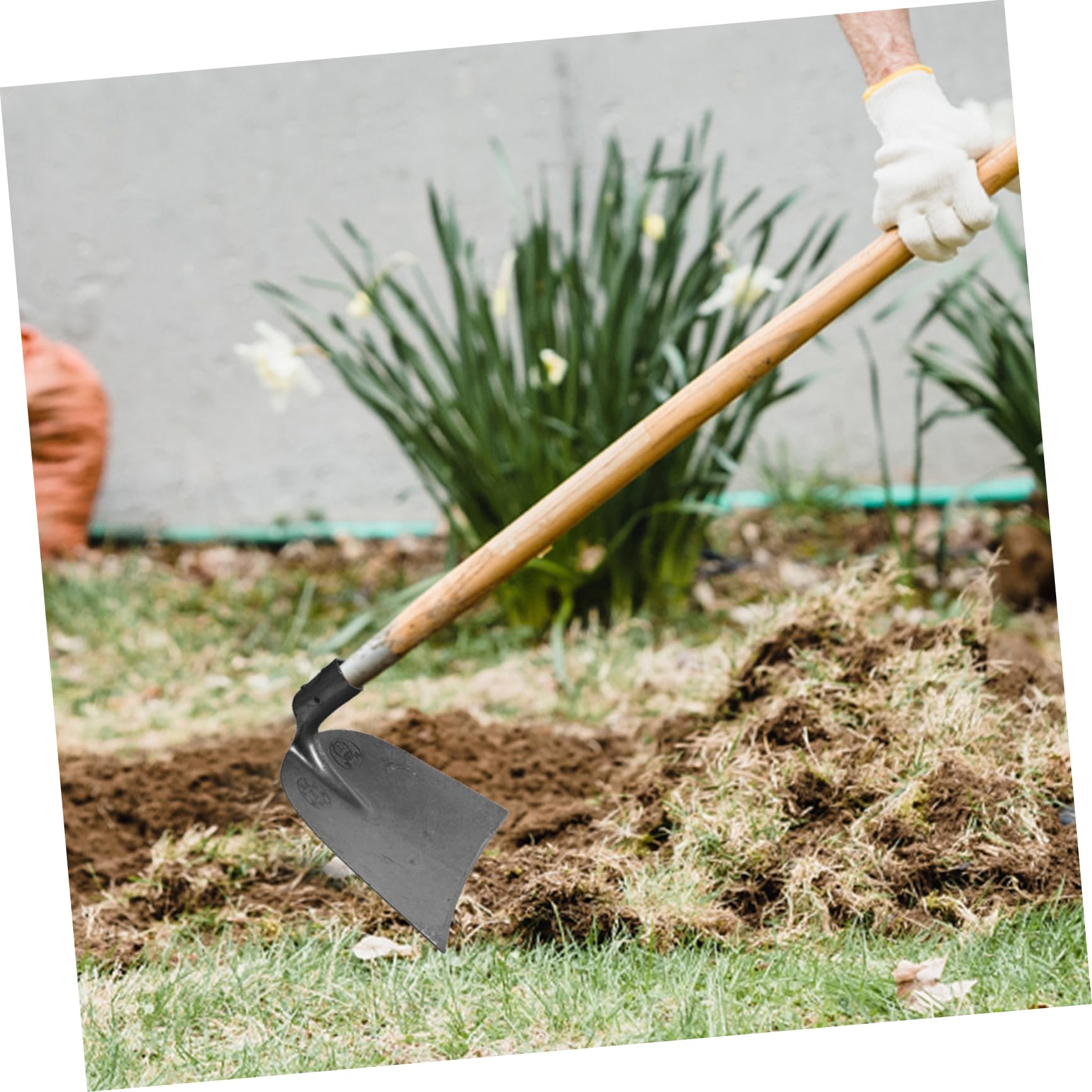 Agricoltura Professionale Zappetta in Acciaio al Manganese ad Alta Durezza, Lavoro del Terreno, Giardinaggio, Attrezzi da Lavoro