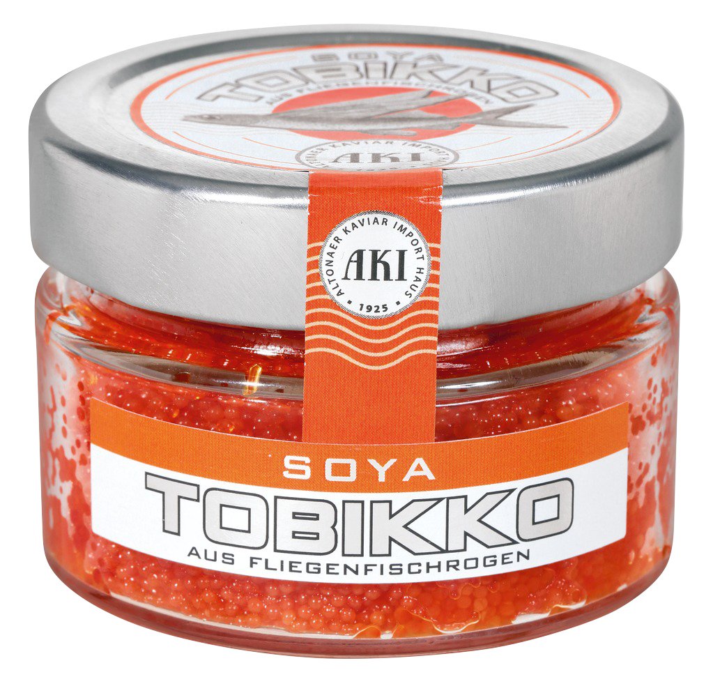 AKI Trend Kaviar Fliegenfisch Soja Tobbiko - orange