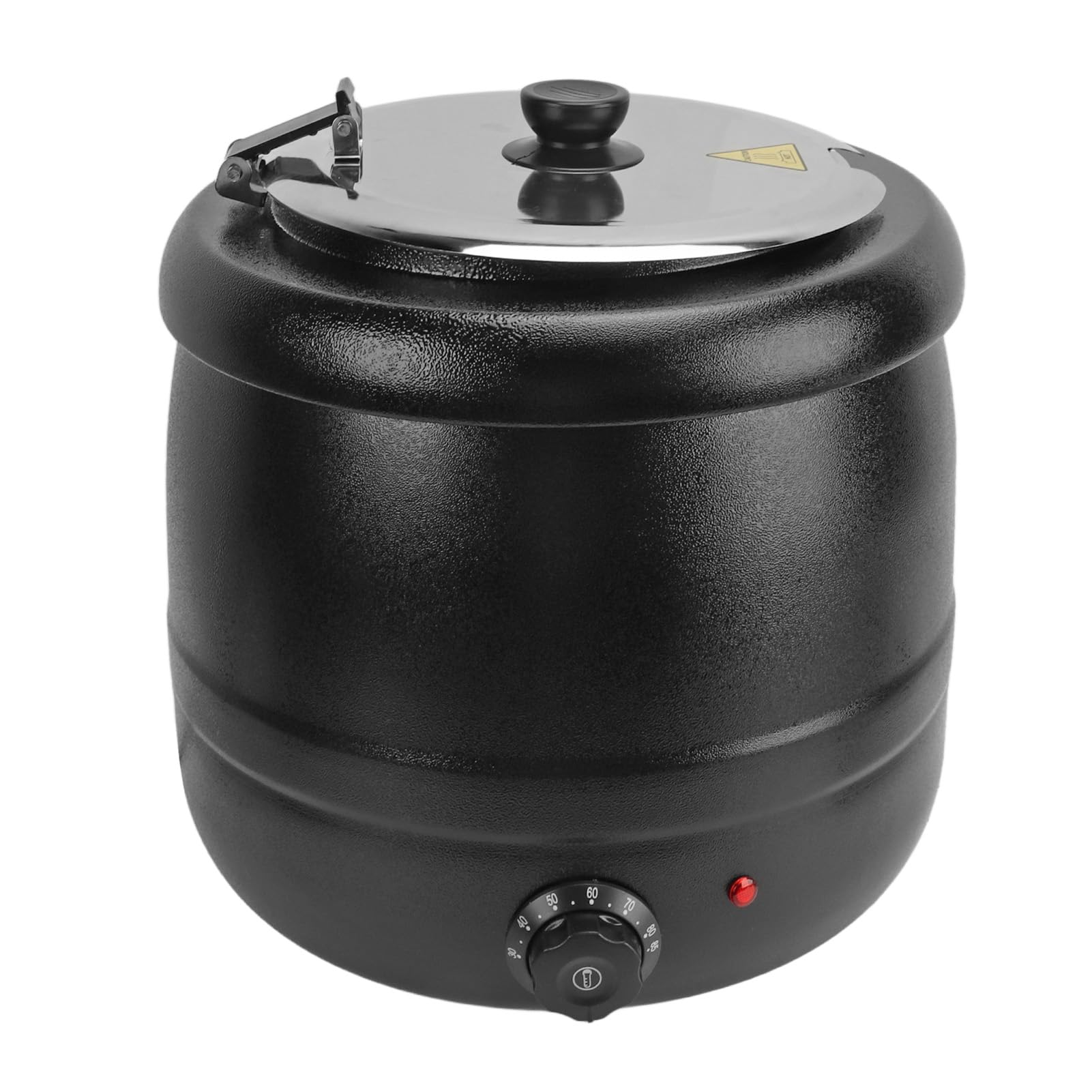 Soup kettle warmer 10L en acier inoxydable pour restaurant et buffet avec isolation thermique 400W