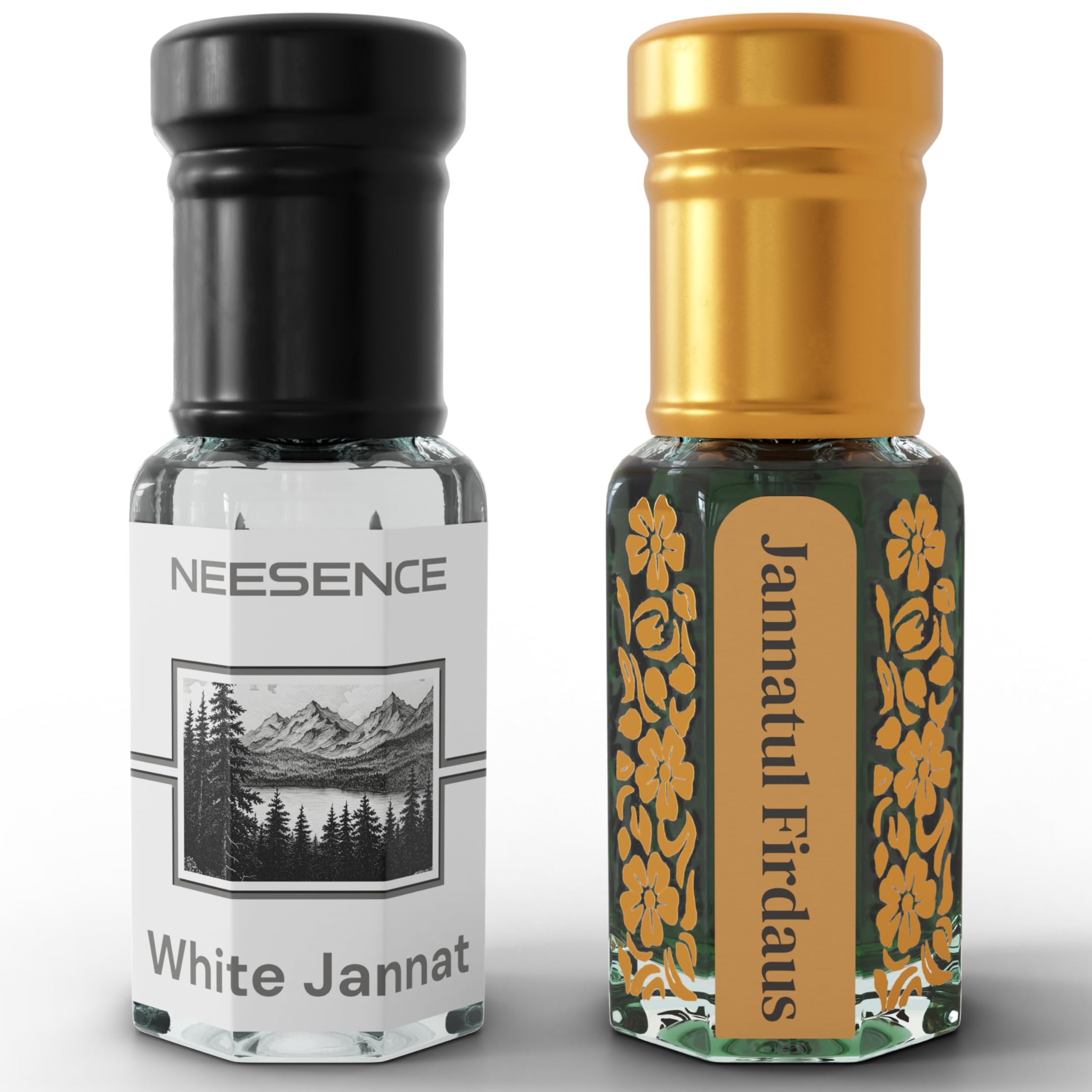 NEESENCE White Jannat and Jannatul Firdaus Attar, Floral Fragrance Oil Combo Pack-image-49