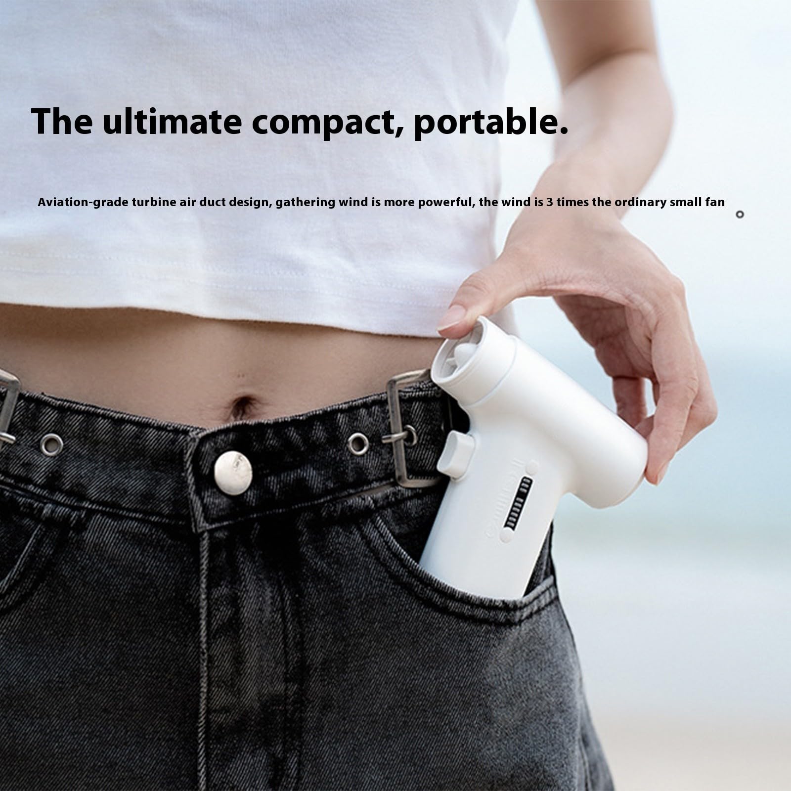 Ventilador portátil de mano de 4000 mAh, soplador de aire recargable, 6 velocidades, ajustable, 110000 rpm, para viajes, al aire libre, industrial