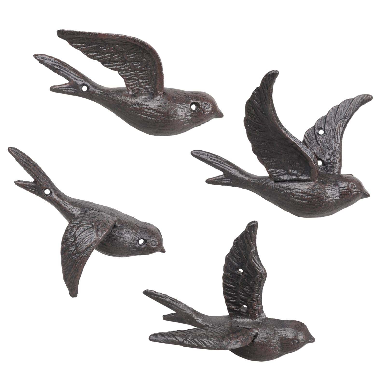 Huanging Multicolor Sturdy Metal Bird Type Wall Hook Double Purpose Home Ornament For Interiors Metal Wall Hook Animal Type