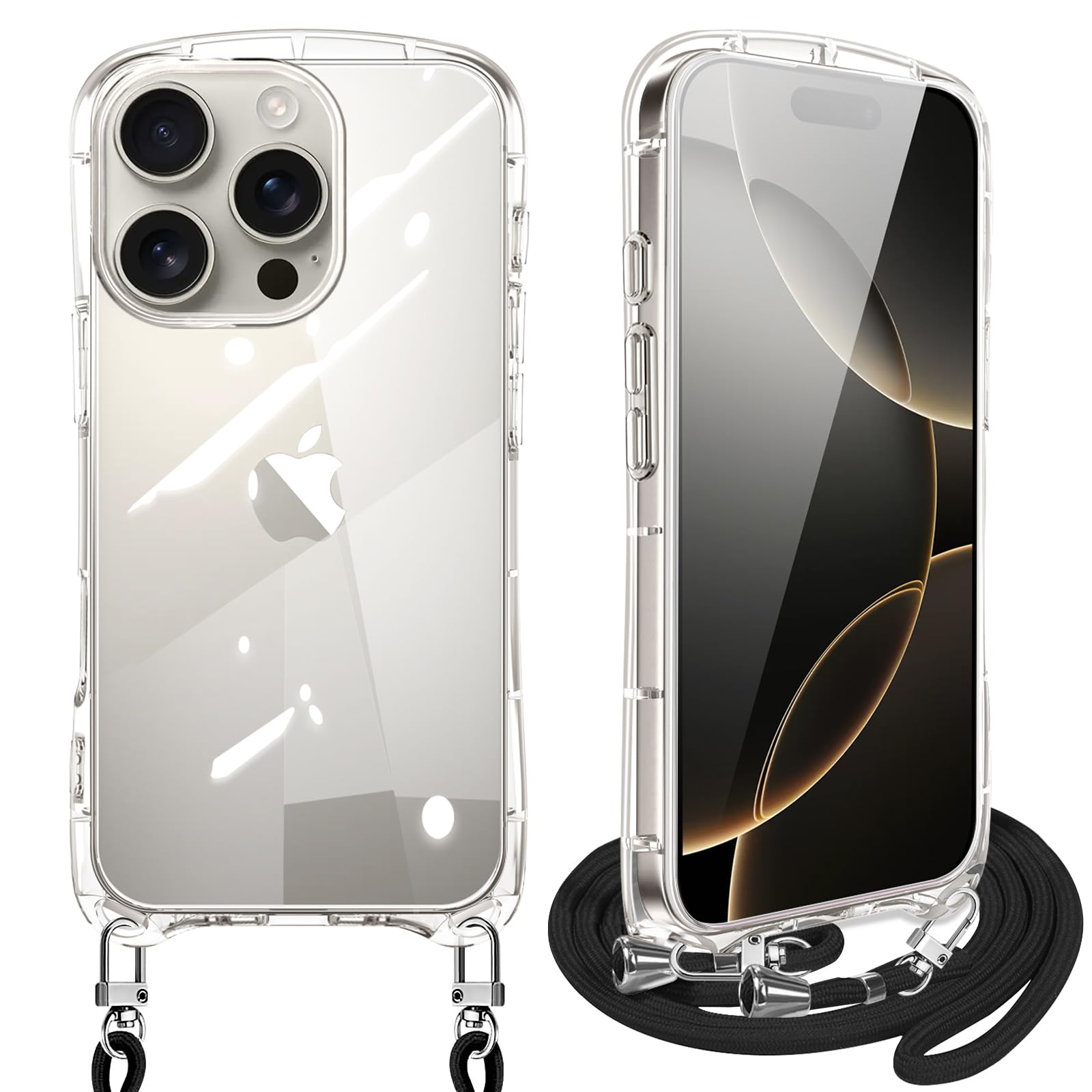 Amazon.co.jp: iPhone16 Pro Max 用 ケース ショルダー クリア