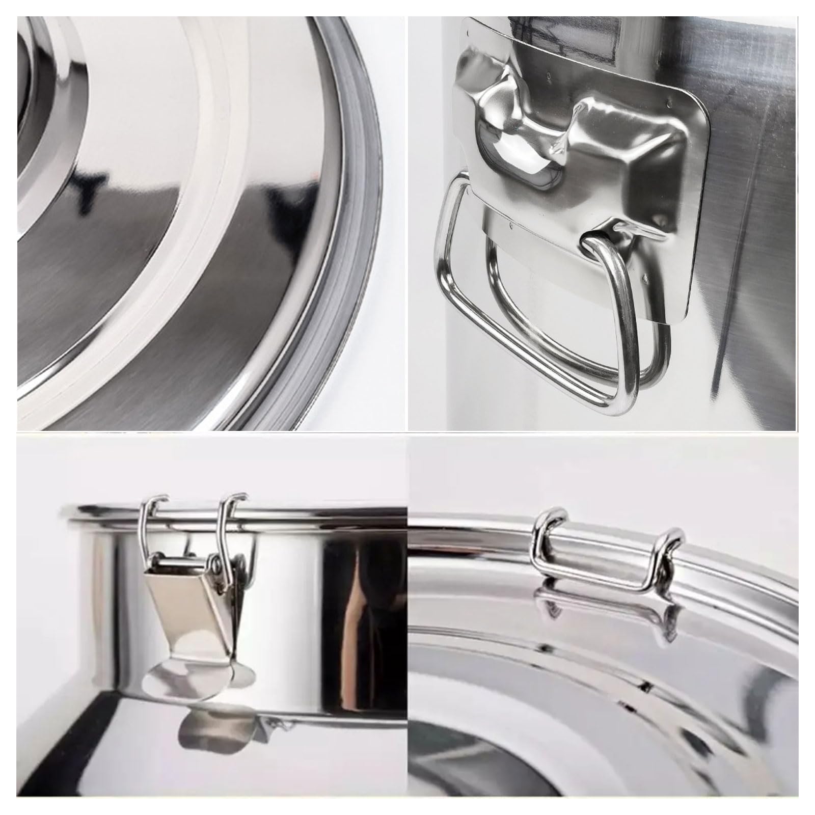 Amazon｜AIZYR ステンレスミルク缶大型ミルクタンクキャップ付き