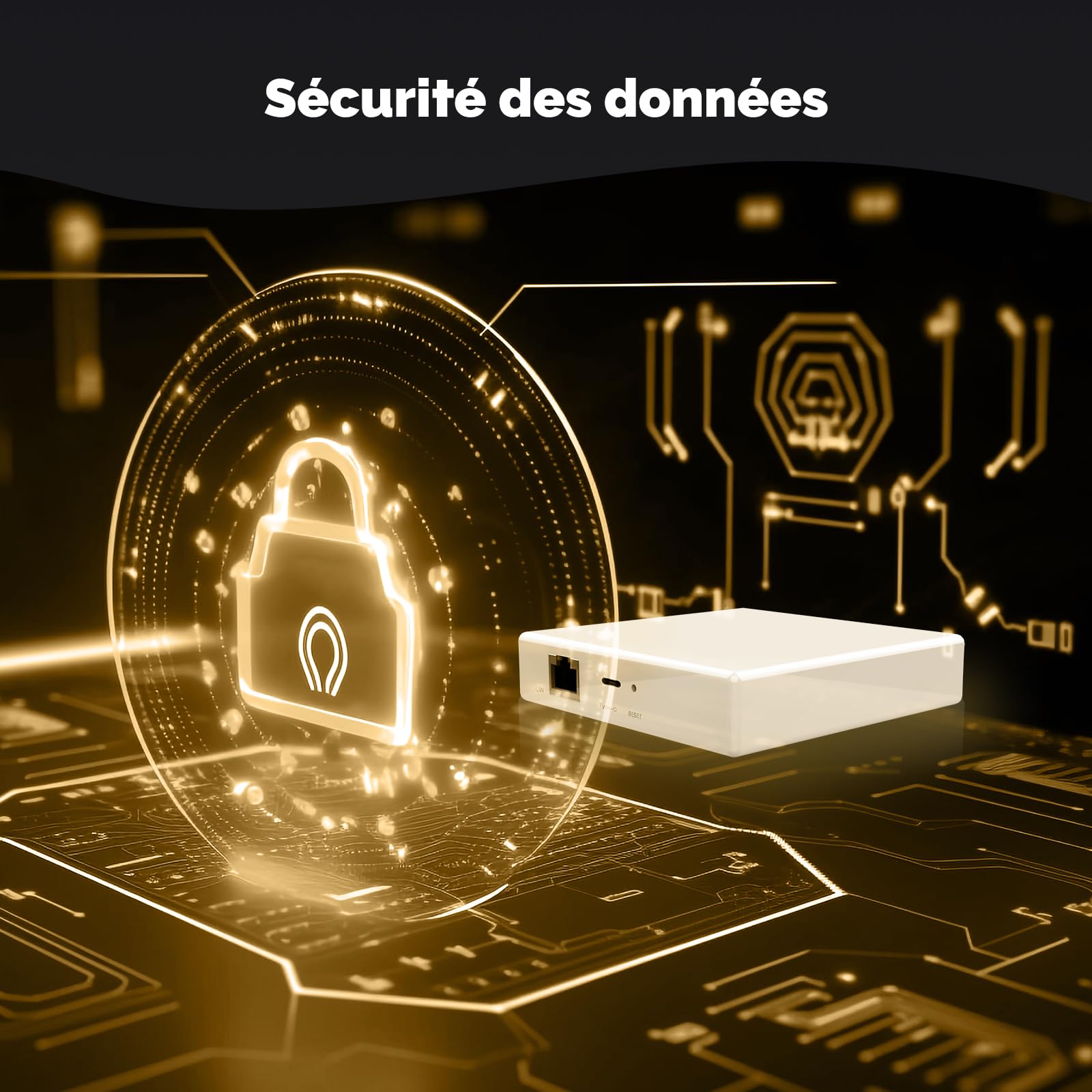 MOES Passerelle Intelligente Zigbee Matter pour Appareils Tuya ZigBee, Compatible avec Alexa, Google Home et Apple Homekit, Smart Thing