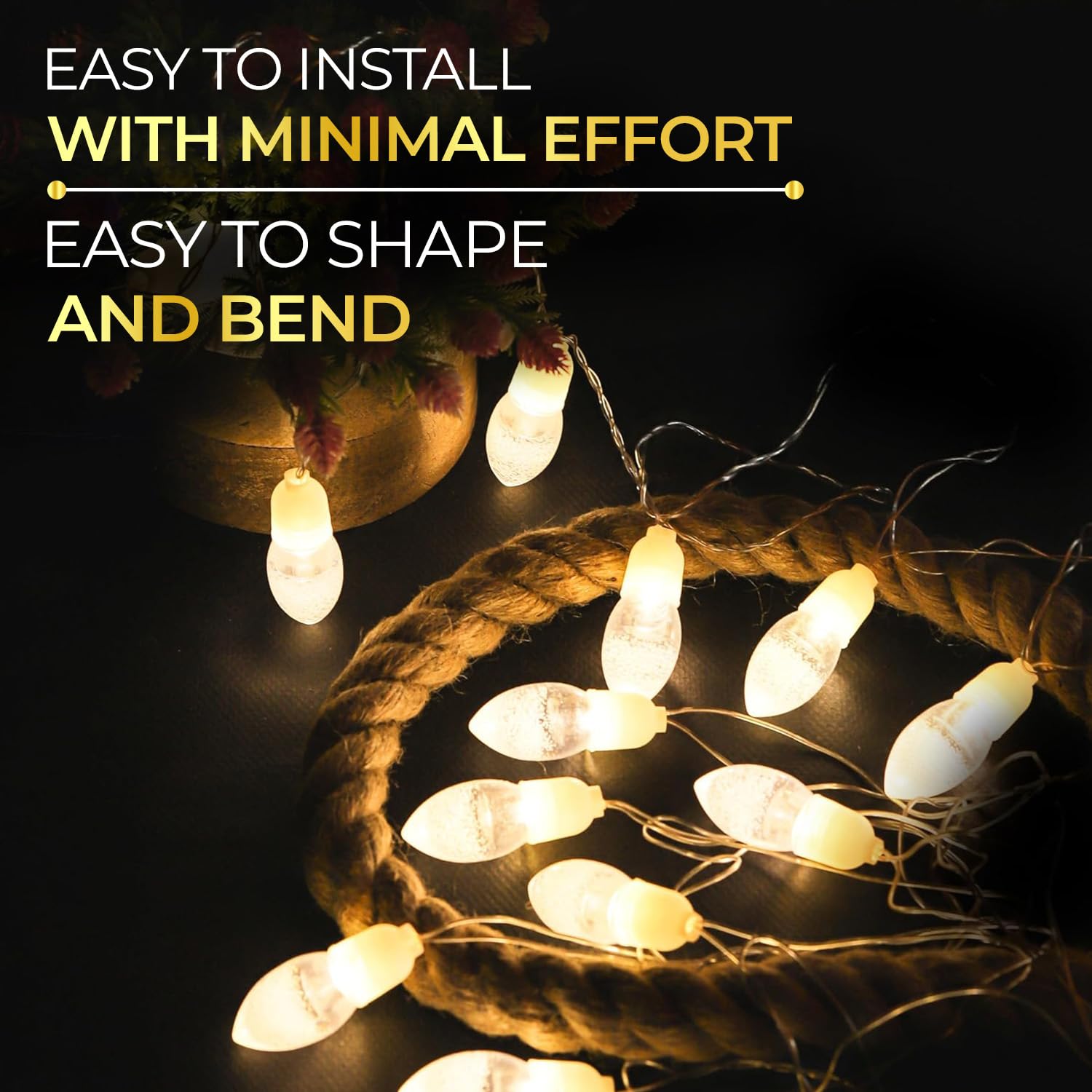 Vintage LED Fairy Lights - 4 Meter Warm White -5 Vintage LED Fairy Lights - 4 Meter Warm White -5