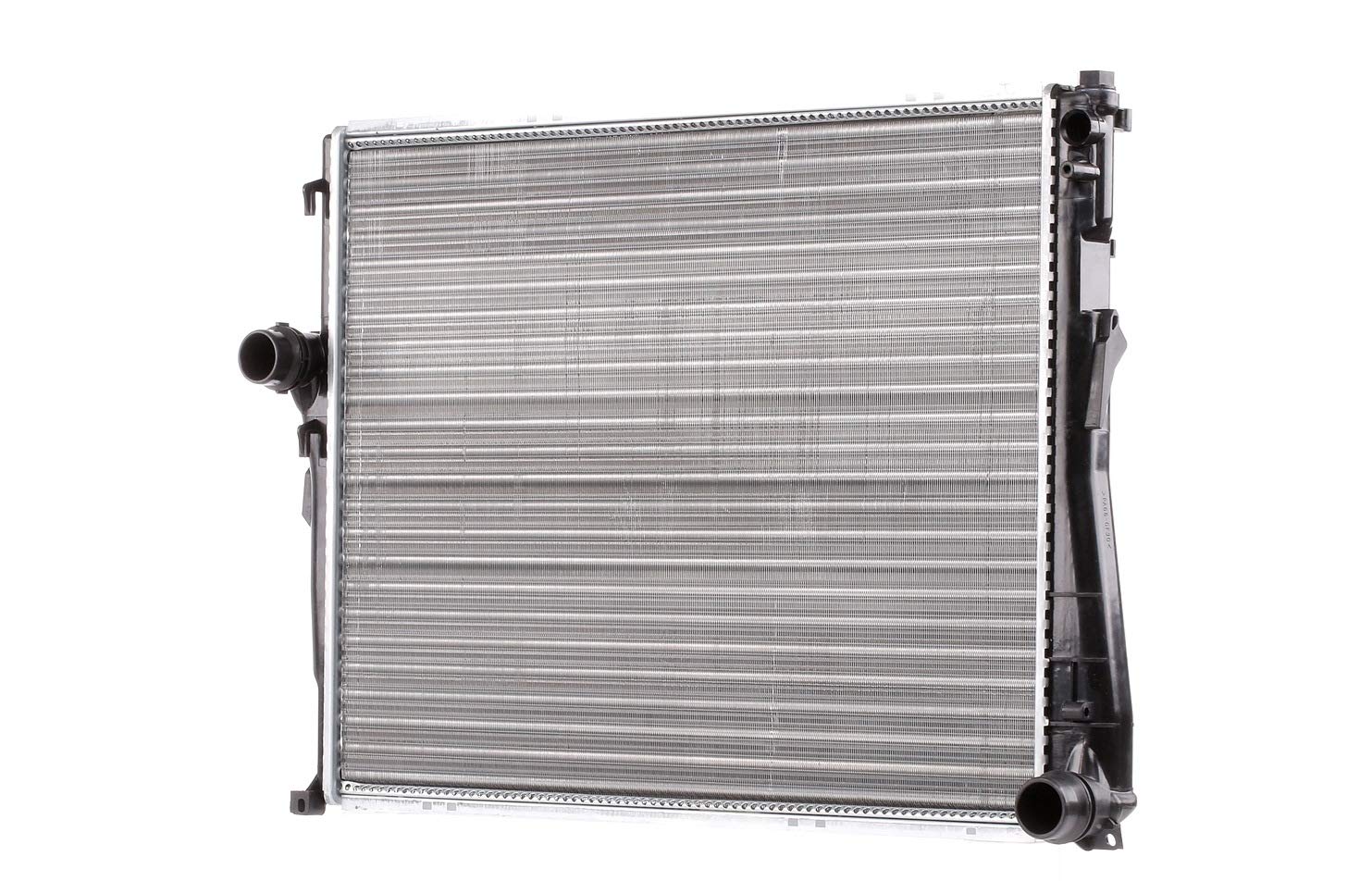 RIDEX 470R0006 Radiador refrigeración del motor con juntas sin sensor con tapones Compatible con BMW 3 Sedán E46