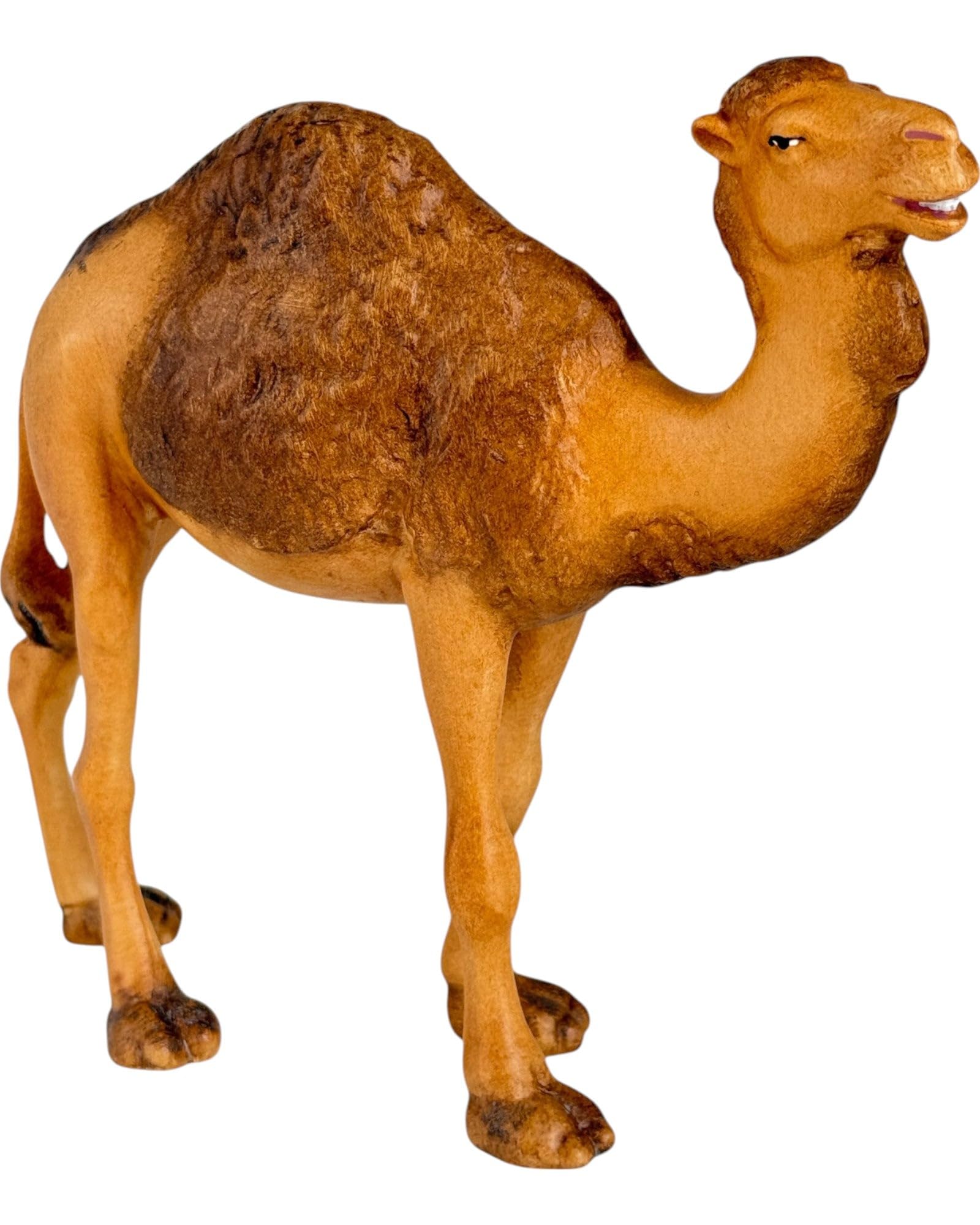Dolfi | Wooden Camel 7 cm | Natural Wood in Val Gardena | Nativity Scene and Nativity