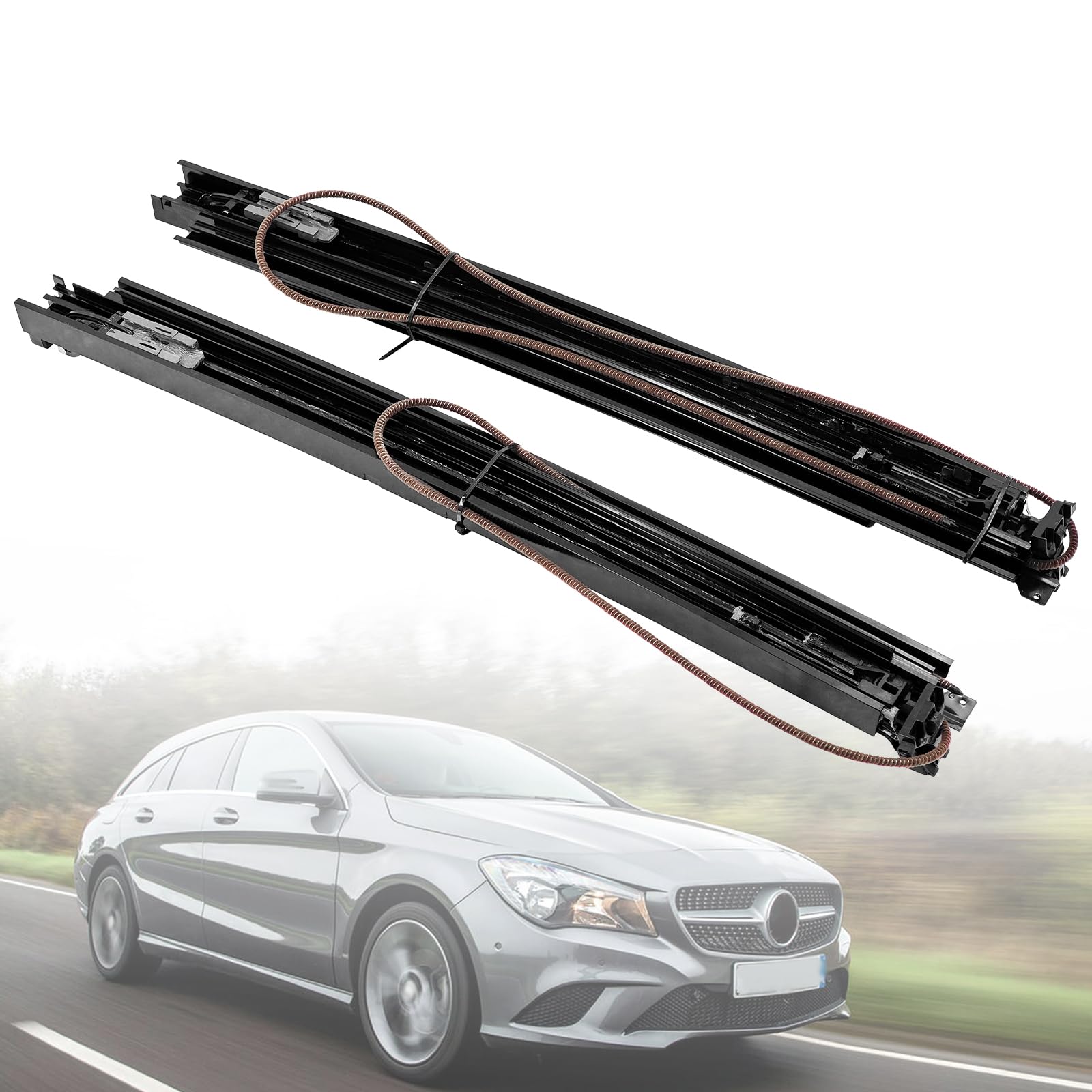 Amazon.com: A1767800075+A1767800175 Panoramic Sunroof Tracks 