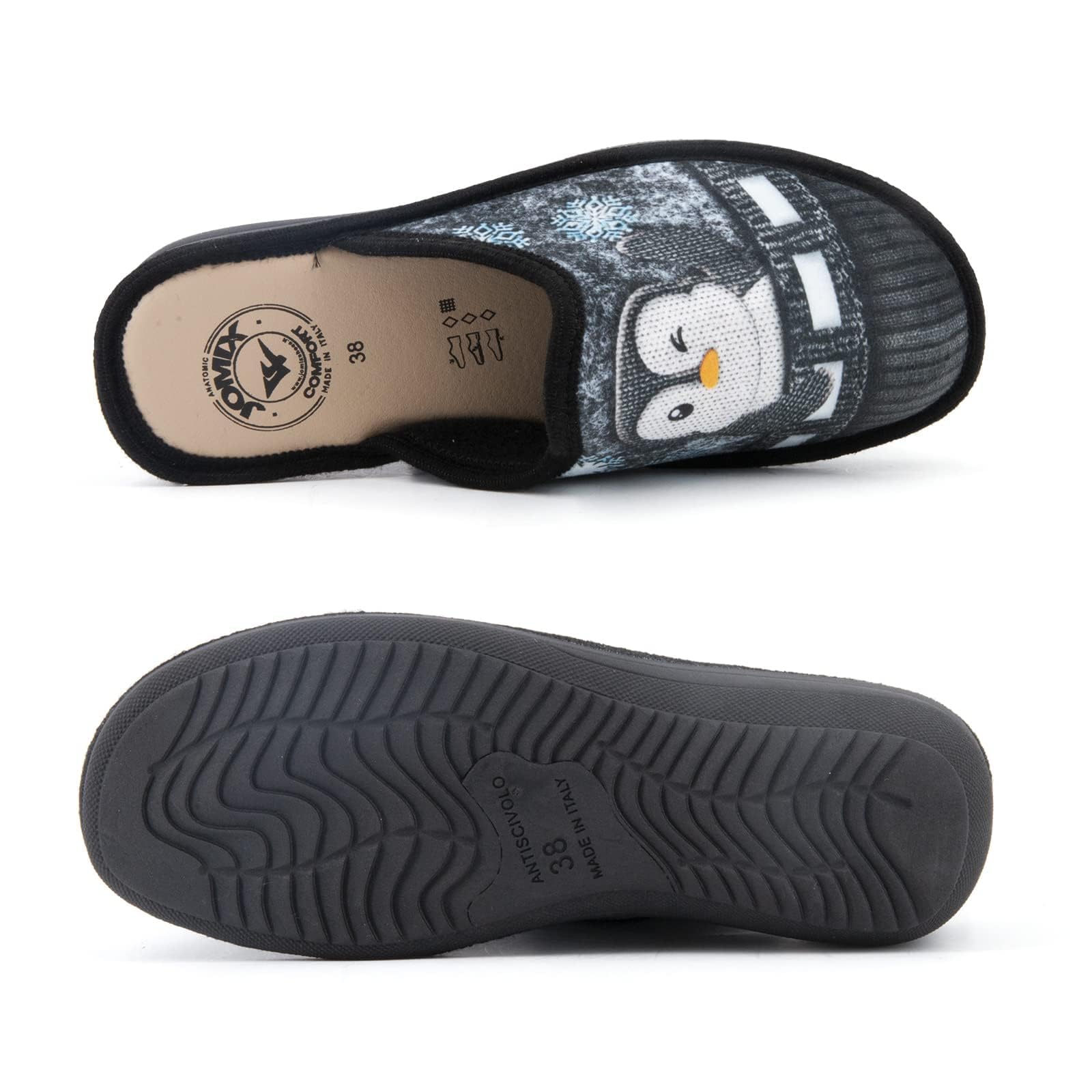 JOMIX Pantofole Donna Casa Comode Ciabatte Anatomiche Made in Italy