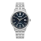Men Analog Automatic Watch with Stainless Steel Strap SRPH87K1&comma; Blue&comma; Bracelet