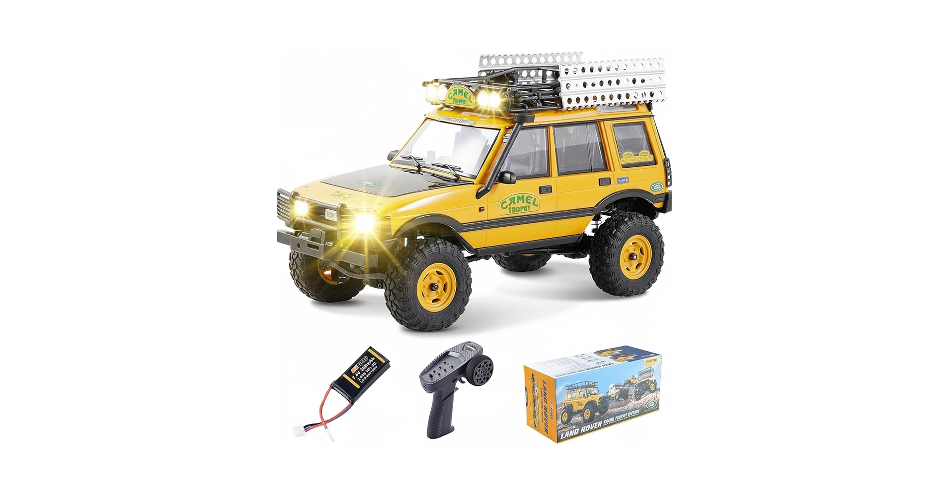 Amazon.com: EAZYRC FMS 1/24 FCX24M RC Crawler RTR, Land
