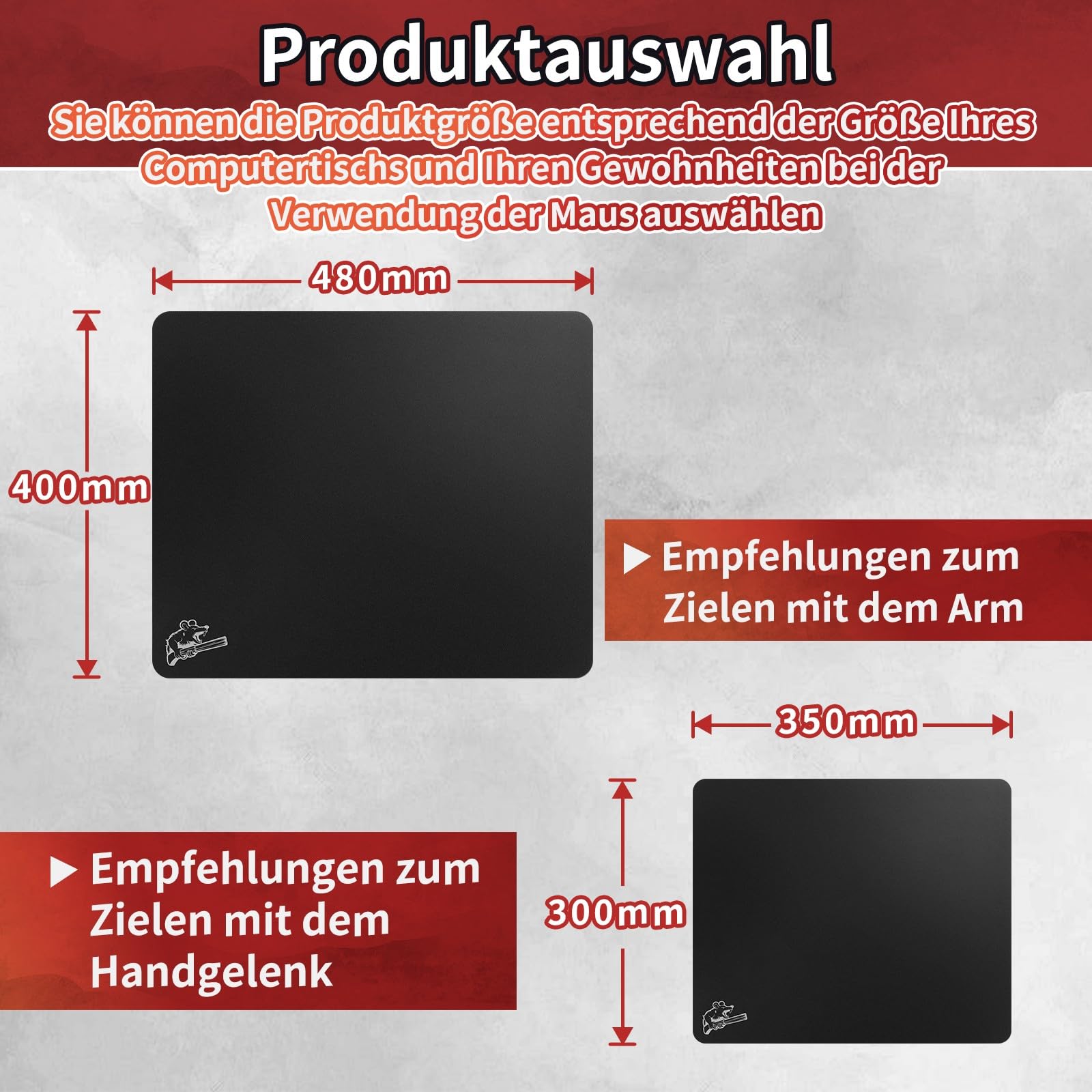SIROOLAC 2.0 Gaming-Mauspad aus gehärtetem Glas,Für FPS-Spiele,Volldeckende Grundierung,Ätzverfahren,1,6 mm dünne Glasschicht,Neues Schießerlebnis(Schwarz,300mm*350mm)