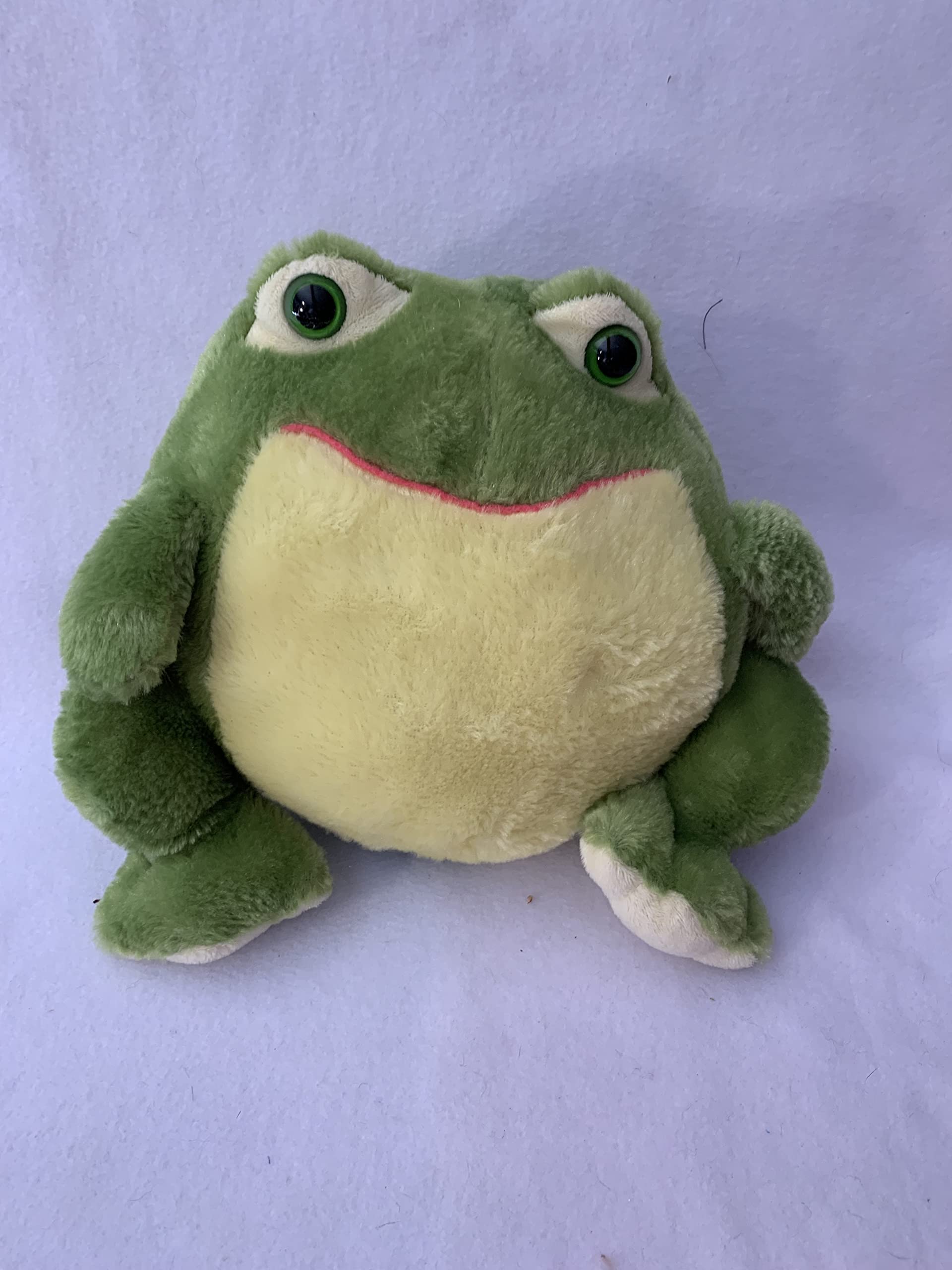 Weighted stuffed animal, Frog plush with 3 lbs, washable plush buddy - Image 6