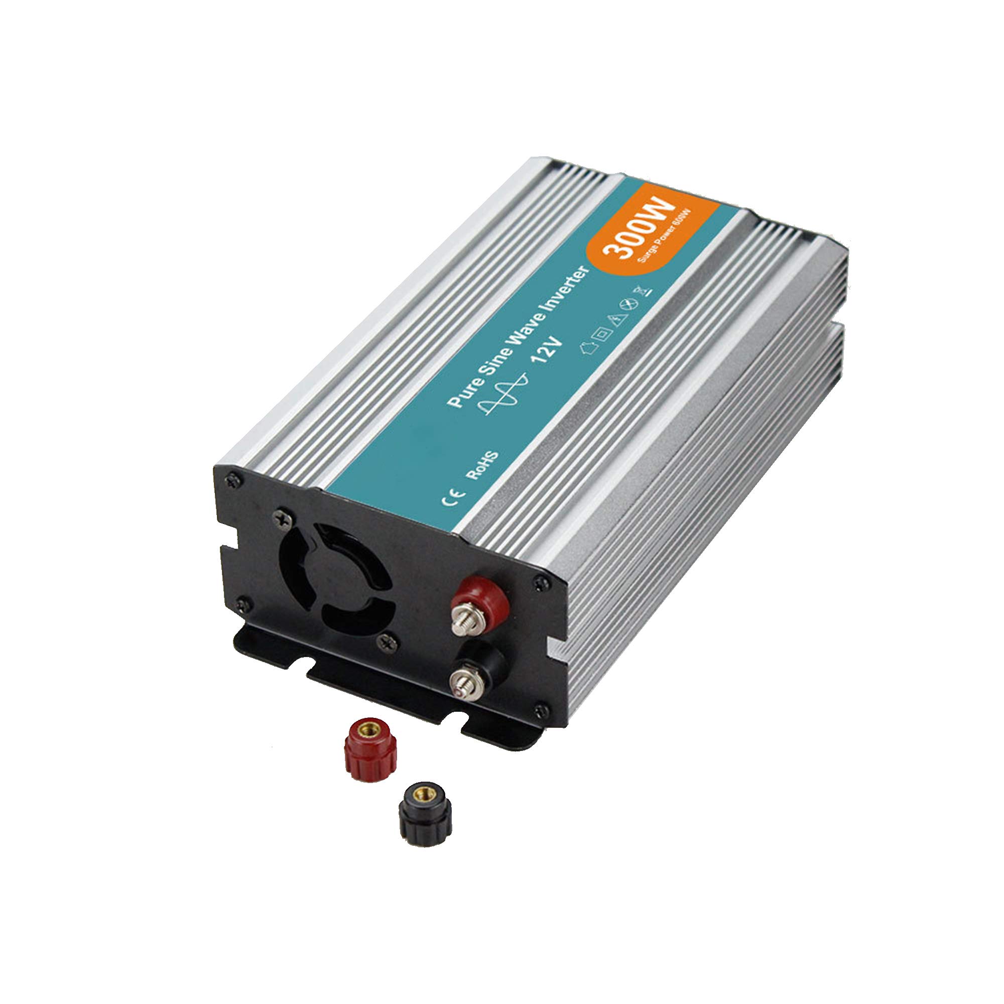 Inversor Corriente Onda Pura, 300 W / 600 W / 1000 W Inversor de Corriente DC a AC, con Toma de AC y Puerto USB, para Tableta, Computadora Portátil, Teléfono Inteligente