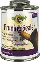 Bonide Garden Rich Pruning Sealer with Brush Top Applicator, 16 oz Ready-to-Use Protective Seal for Trees, Shrubs, Roses