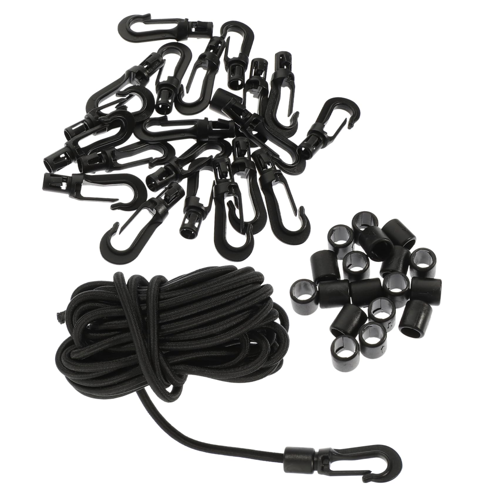 GRIRIW 1Set Kayak Elastic Paddle Straps with Buckles Durable Mooring Rope for Boat Yacht Canoe and Watercraft for Docking Outdoor Sports and Camping