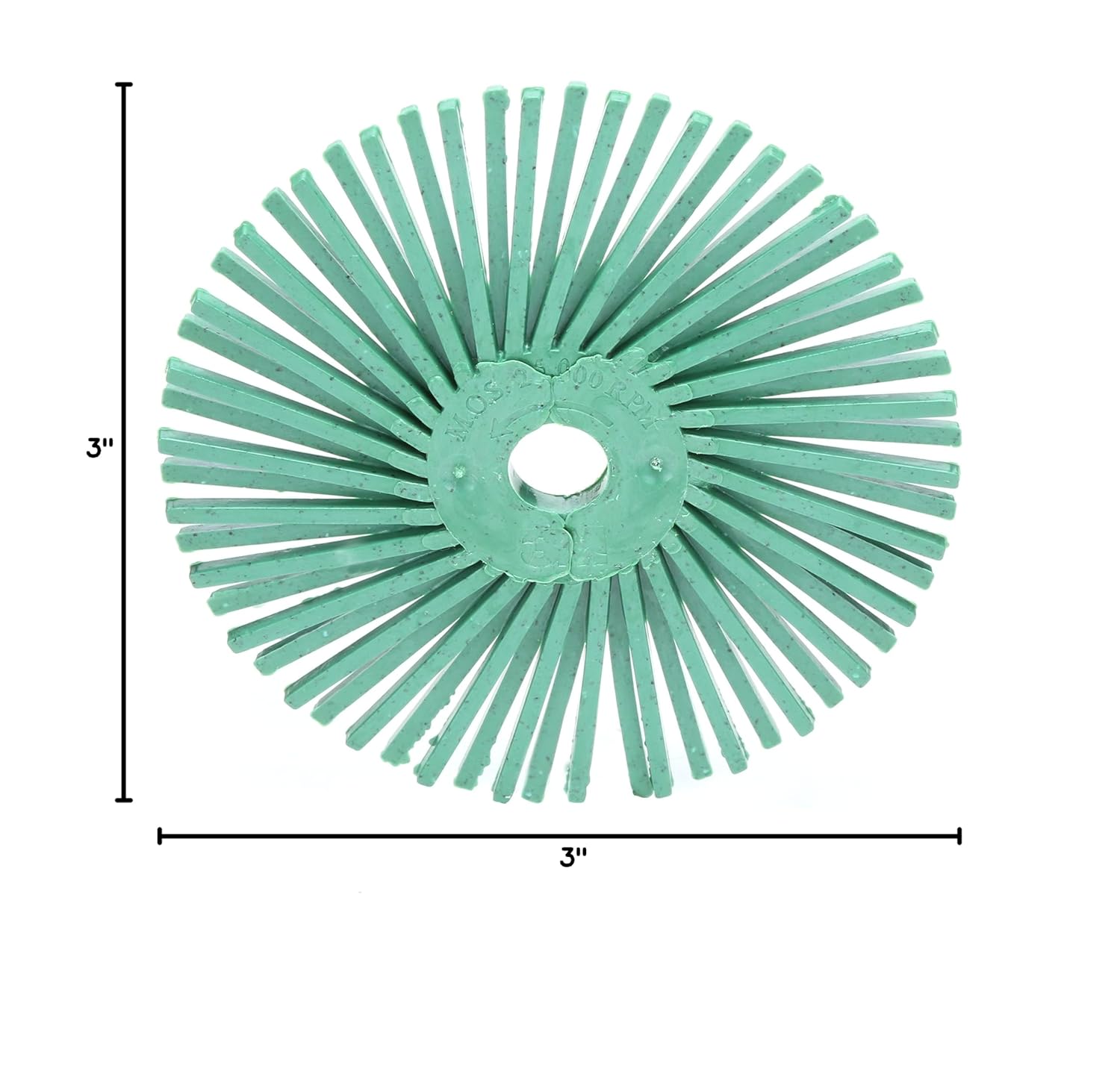Cubitron Scotch-Brite Radial Bristle Disc, 3 in x 3/8 in 50 (Pack of 10)