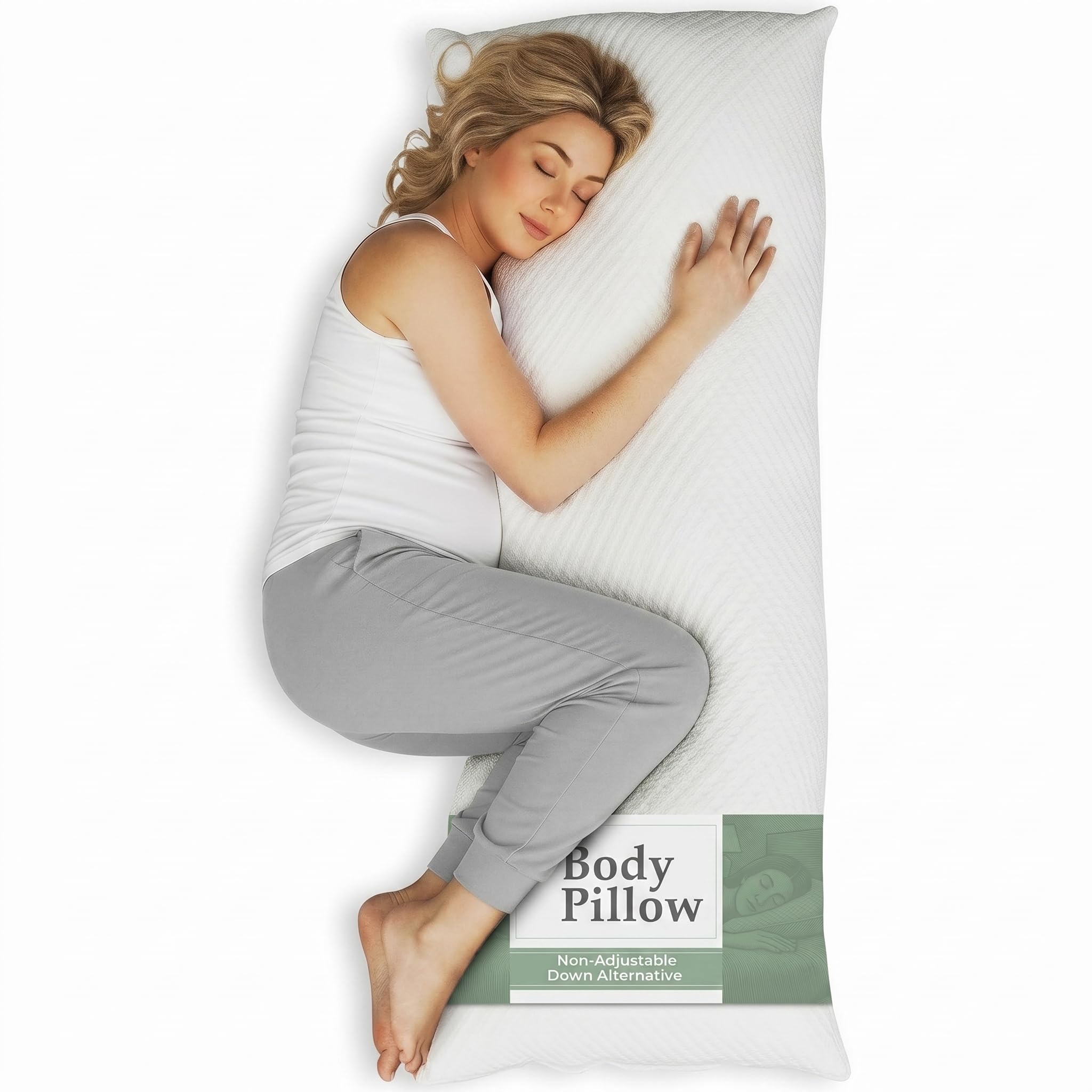 Snuggle-Pedic Down Alt Body Pillow
