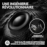 Logitech G Pro X 2 Lightspeed Casque audio bluetooth, micro-casque détachable, enceinte graphène 50 mm, DTS:X 2.0—7.1 Surround, Bluetooth/USB/3,5 mm Aux, PC, PS5, PS4, Nintendo Switch - Noir - 4