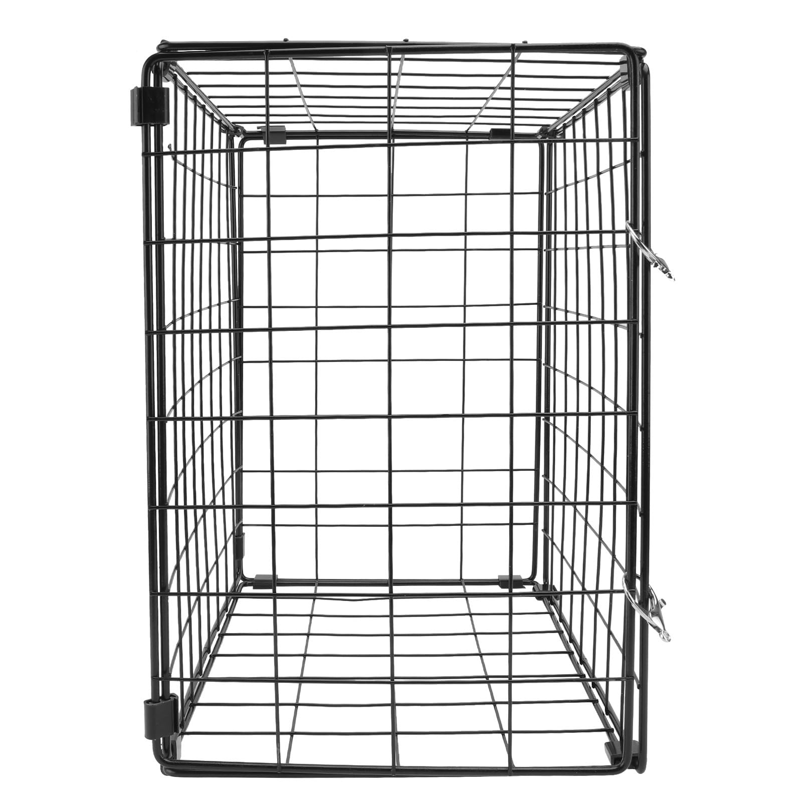 Jaula para Gatos Negra de Hierro PRETYZOOM Plegable y Transparente