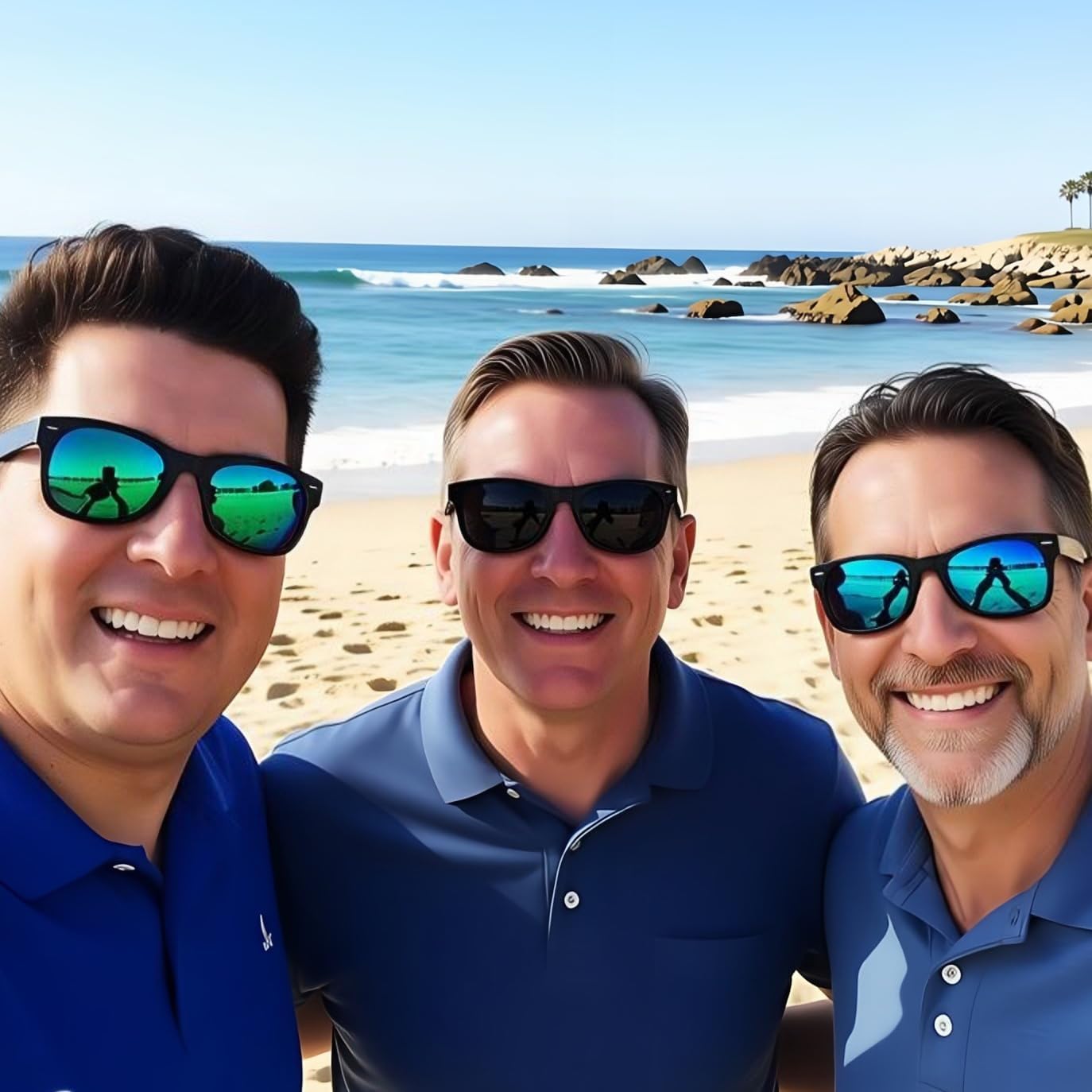 Fsmiling Mens Sunglasses Bulk Classic Sunglasses Pack Cheap Shades Glasses Cool Eyewear Set for Women-15Pack,Black - Image 6