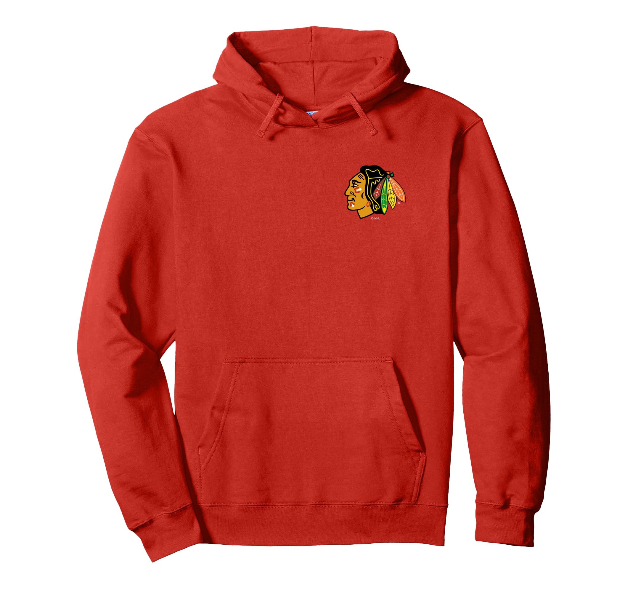 Chicago Blackhawks Support Red Officially Licensed Pullover Hoodie