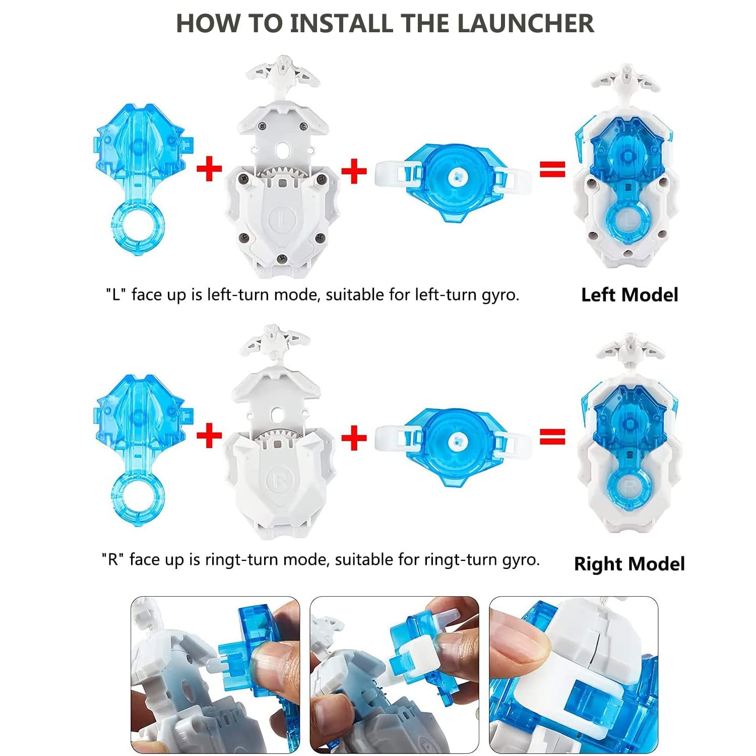 Desamvap Bey Launcher & Handle Trottttle Bey Chest Launcher, Battling