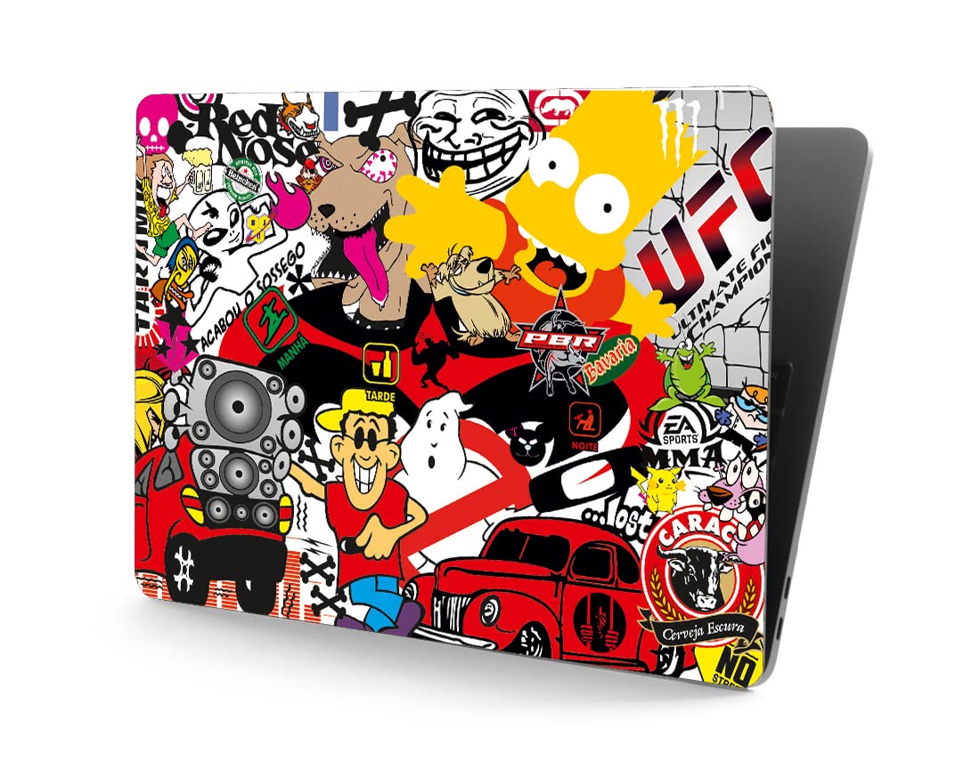 HD Rapid Design Printed Self Adhesive Laptop Skin Decal/Sticker for Asus Lenovo Dell HP Apple Laptop Upto 15.6 Inch which Makes Ultimate Protection and Personalization_02 (Design 03)