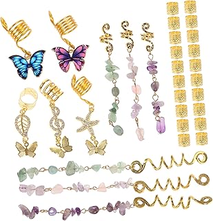 فوميز. 31 قطعة من اكسسوارات ضفائر الضفائر من دريدلوك، مجوهرات الشعر، اكسسوارات ضفائر الضفائر، اكسسوارات دريدلوك للنساء، خرز دريدلوك، دلايات شعر مضفرة، دلايات شعر