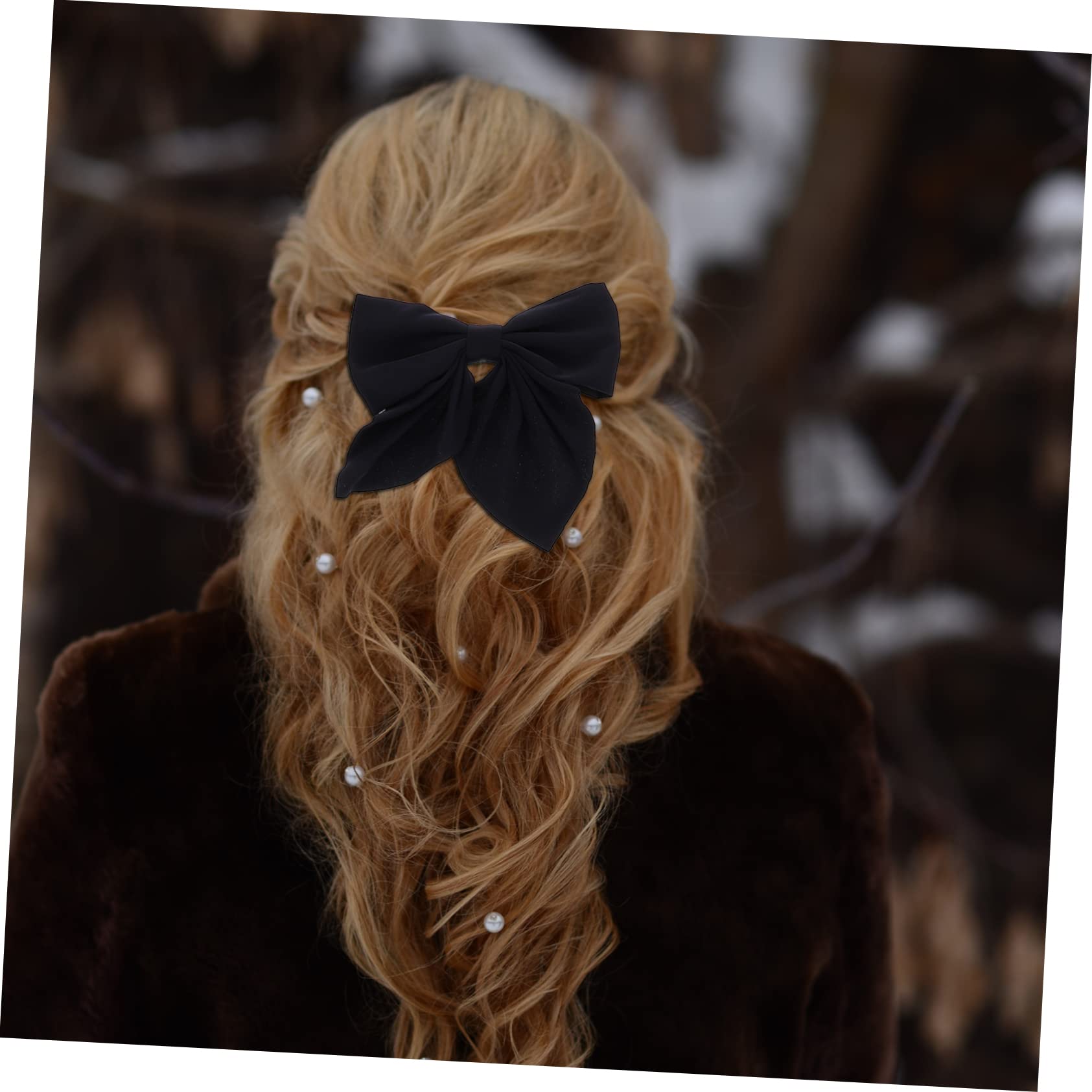 LALAFINA 3 Set Di Eleganti Fermagli Per Con Fiocco Per Donne Ragazze E Adolescenti Per Lo Styling Dei 6 Pezzi * 3