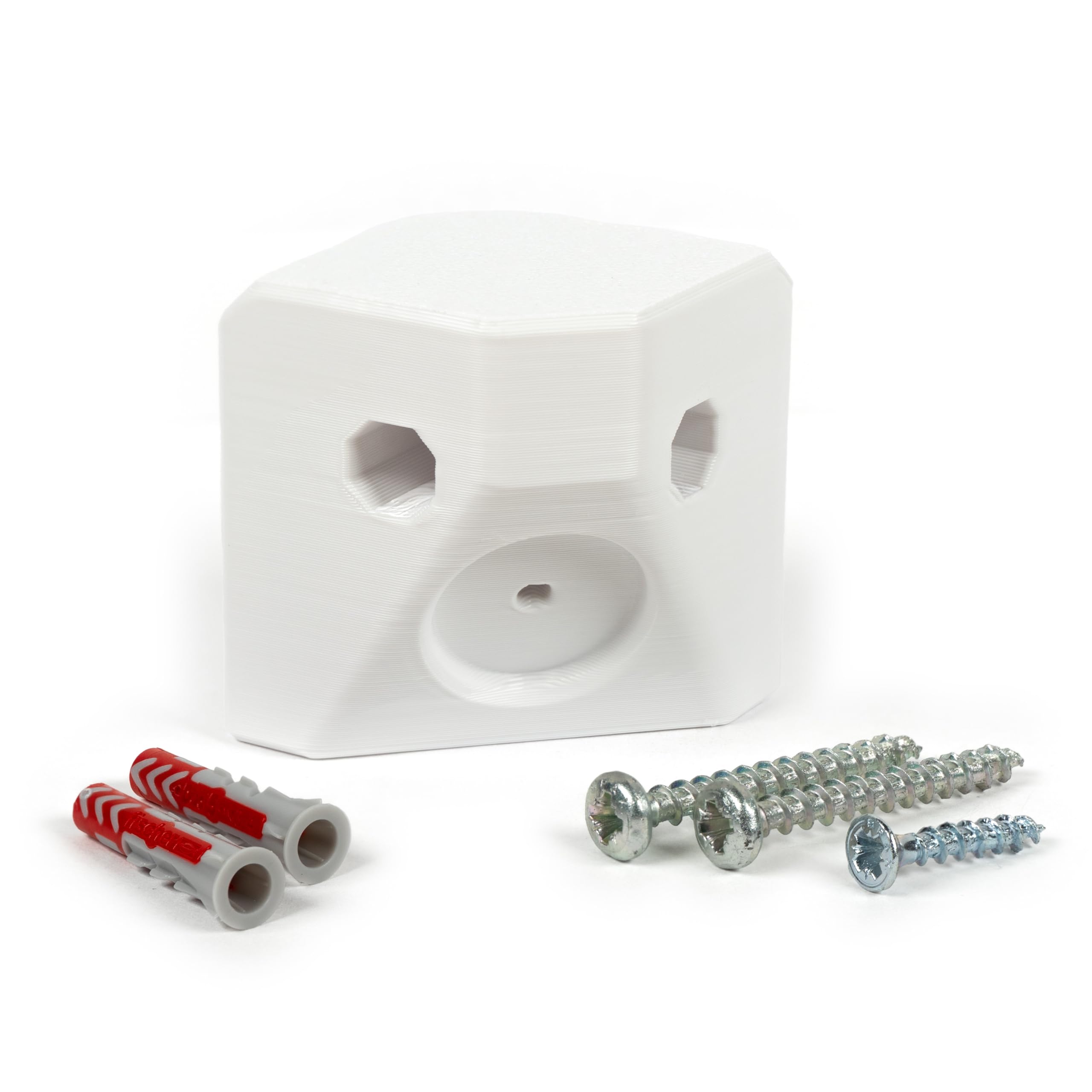 ChrisHunkeDesign Supporto angolare adatto per Philips Hue Motion Sensor – Montaggio a parete preciso negli angoli, viti e tasselli per una presa sicura – Posizionamento ottimale per la tua Smart Home