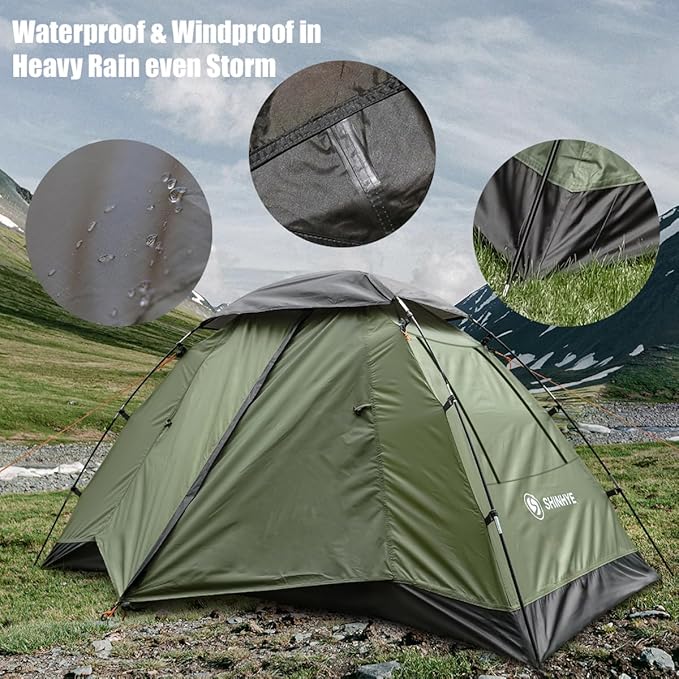 Carpa para Camping 5 Personas Impermeable y Ventosa miniatura 4