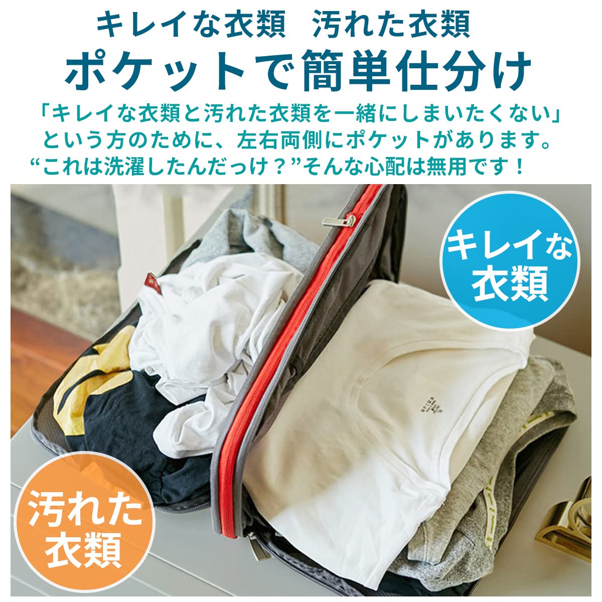 旅行かばん・小分けバッグ shinyabeer Amazon.co.jp: 圧縮バッグ 【選べる3サイズ3カラー】 旅行 出張