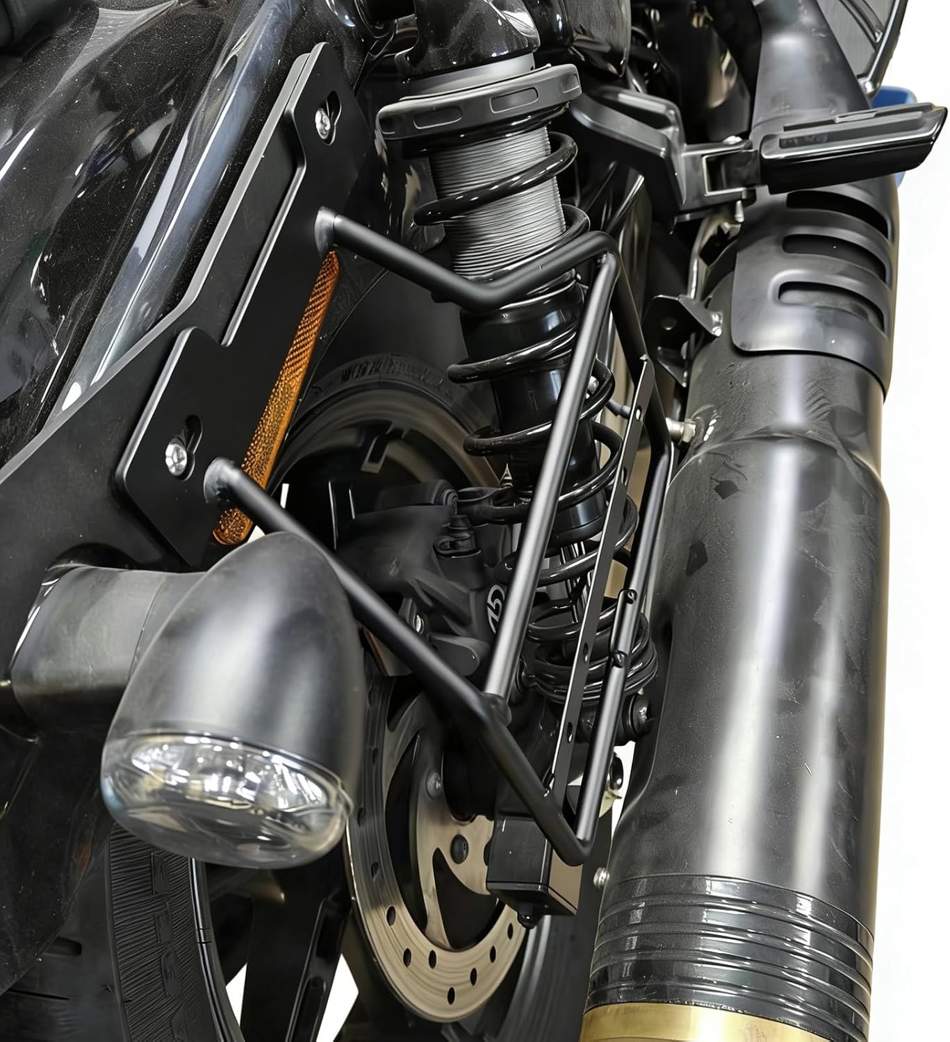 Motorcycle Saddlebag Support Brackets Side Mount Support Bar for Harley Nightster 975 Special 2022 2023 2024 2025 Storage Bag Bracket Holder Accessories