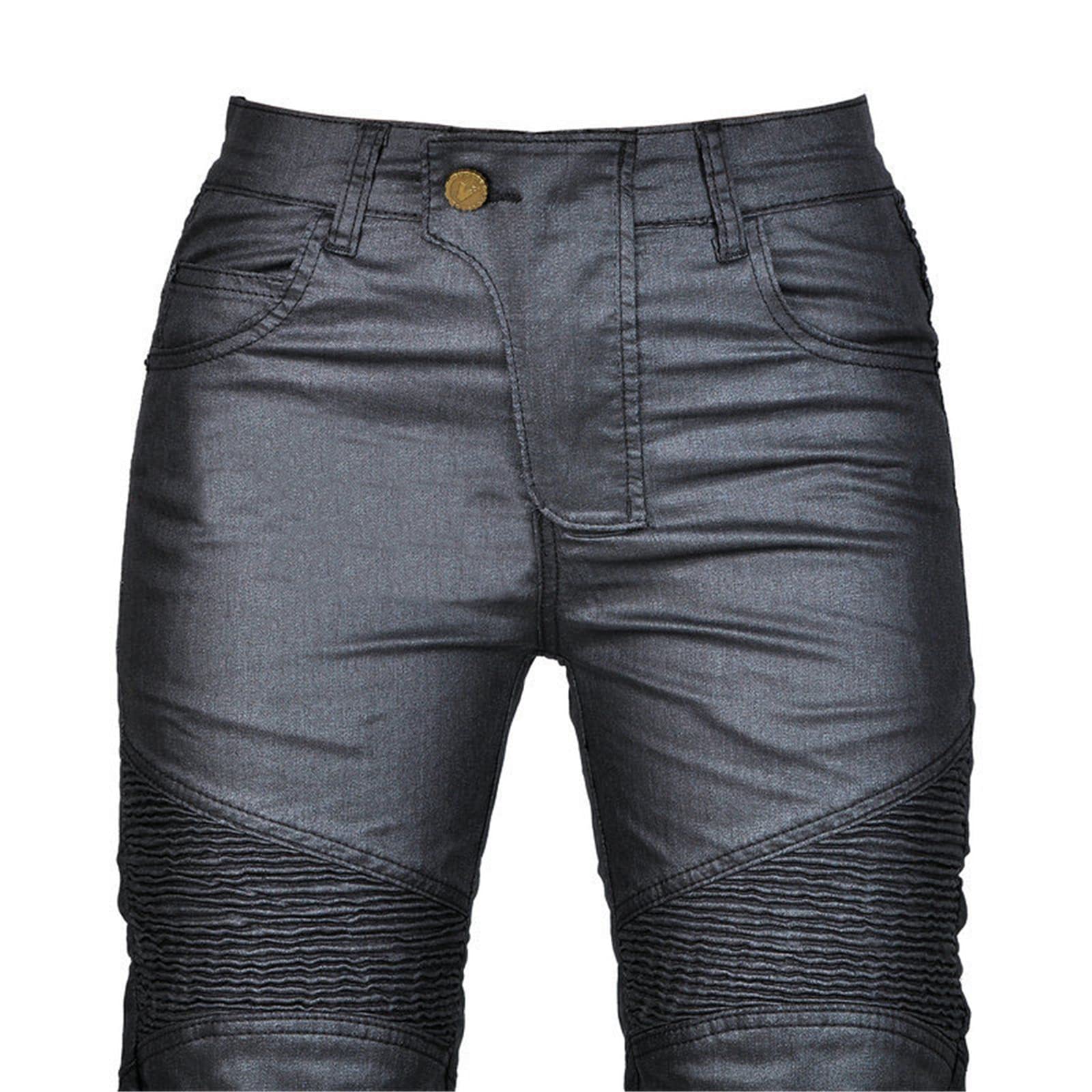 Damen Motorradhose,Wasserdichte Beschichtete Motorcycle Jeans Biker Pants Motorrad Hose Motorradrüstung Schutzauskleidung Mit Abnehmbarer 4 Protektoren
