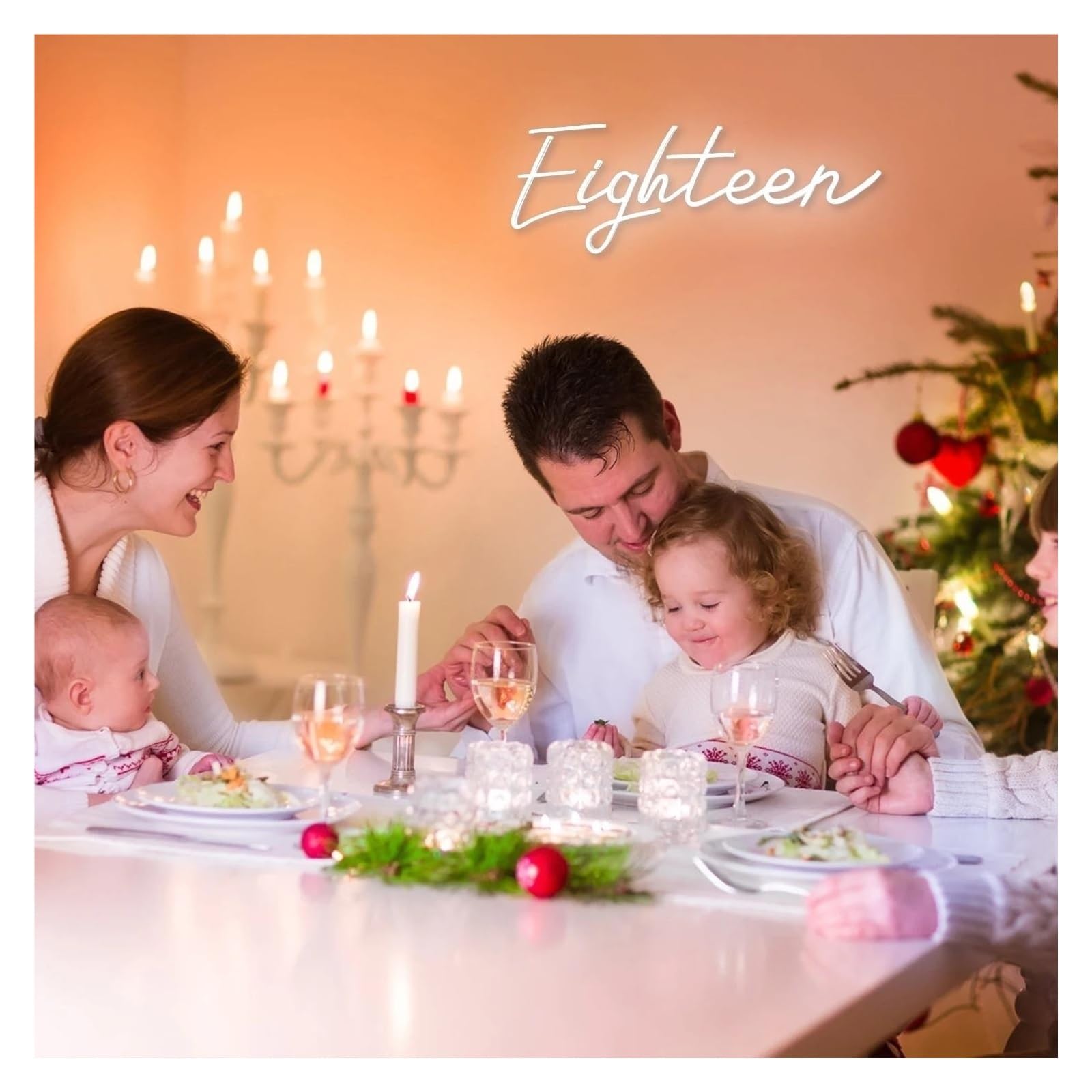 Per insegna al Per neon diciotto luci LED arte casa per matrimonio confessione festa Per stanza estetica camera da letto decorazione