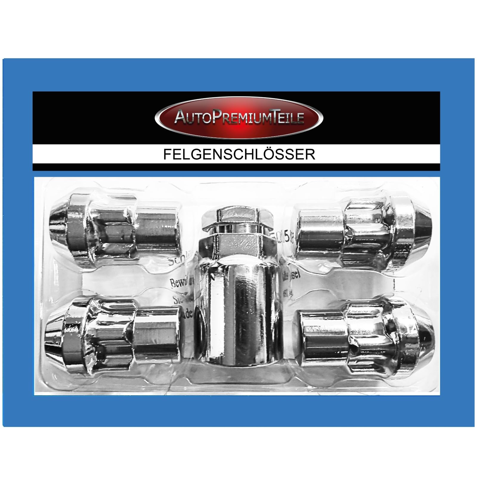 Blokada do felg M12 x 1,5, kołnierz stożkowy 60°, kompatybilny z Ford Hyundai Jeep Kia Mazda Opel SsangYong Volvo, 4 x zestaw srebrnych zamków do felg, zabezpieczeń kół, zabezpieczenie felg, ochrona