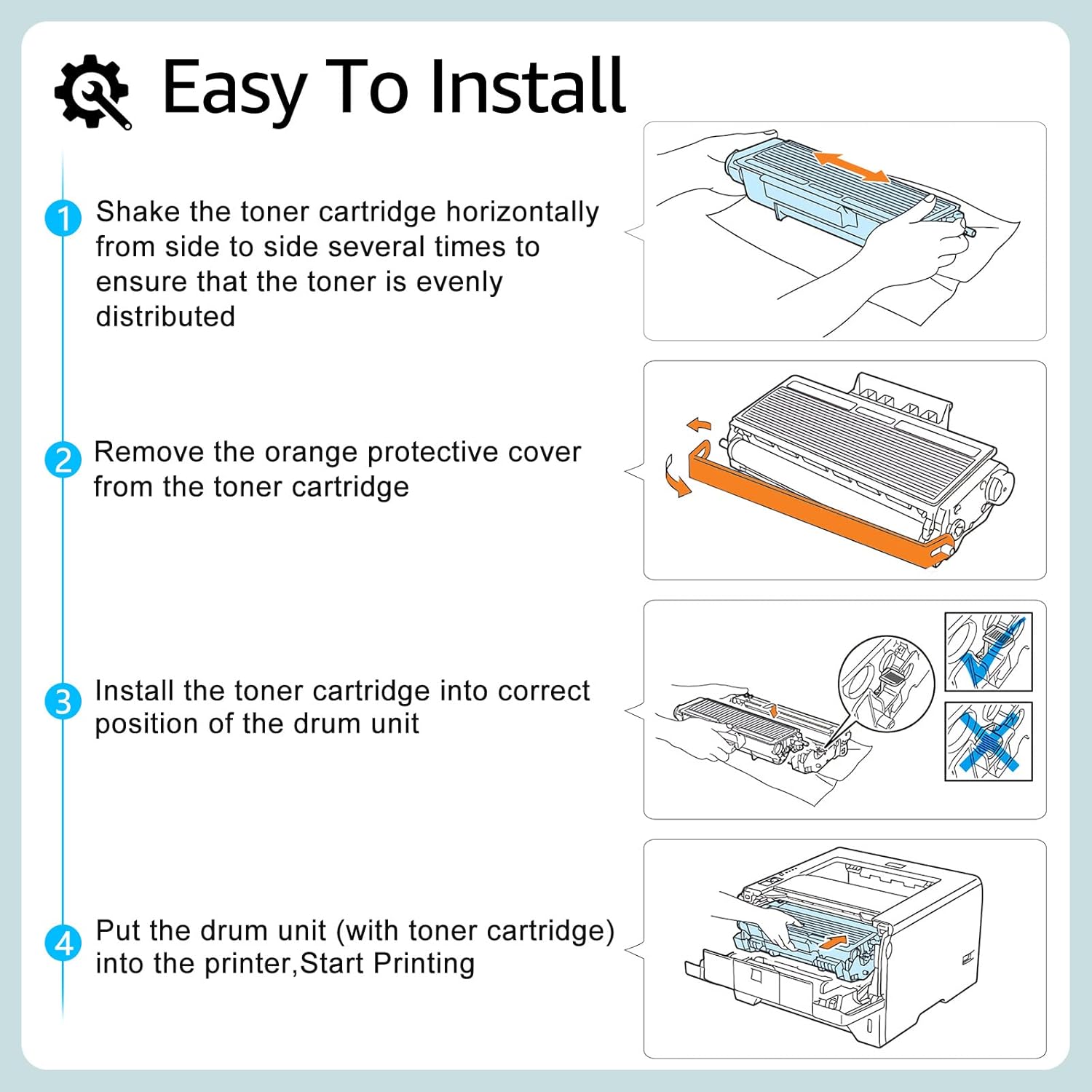 Image demonstrating excellent print effect with sharp text, fine details, and clear small print.