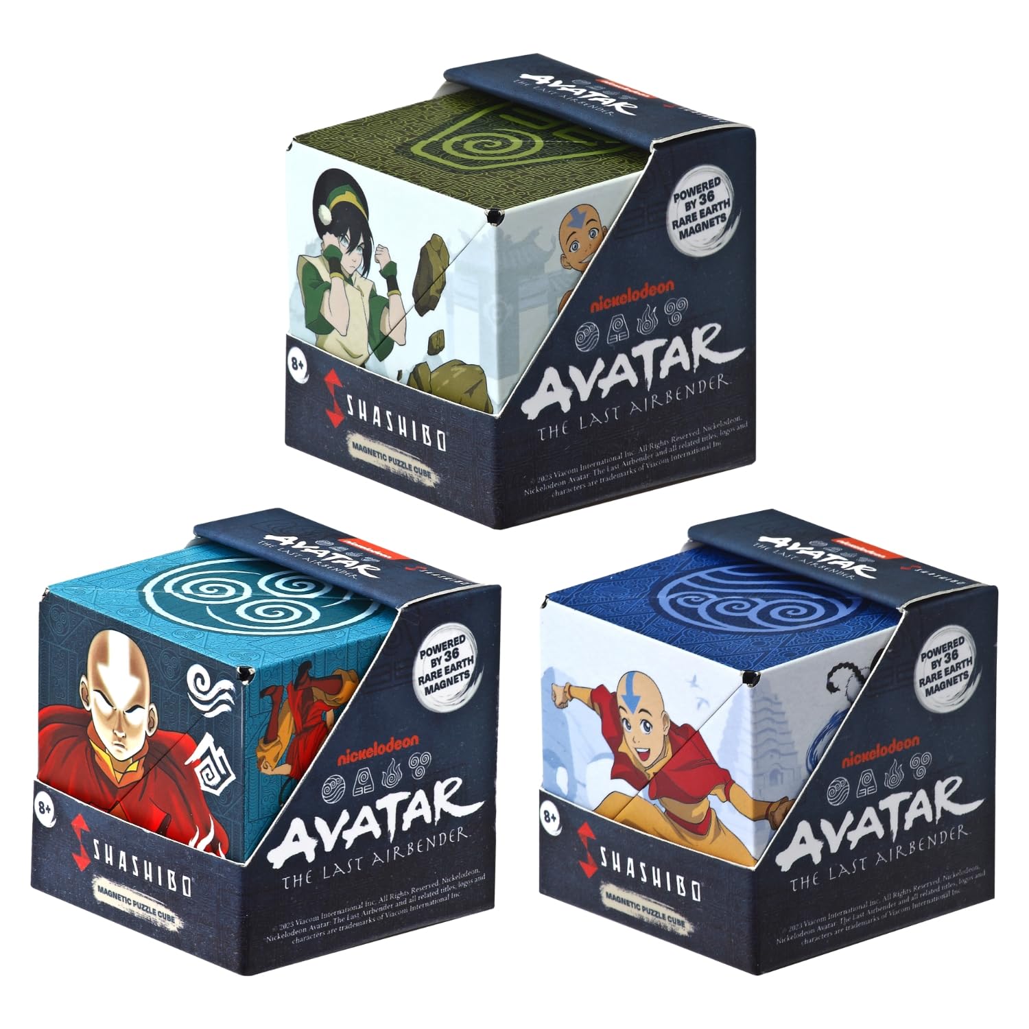 SHASHIBO Bundle of 3 - Avatar Series - Earth, Air and Water