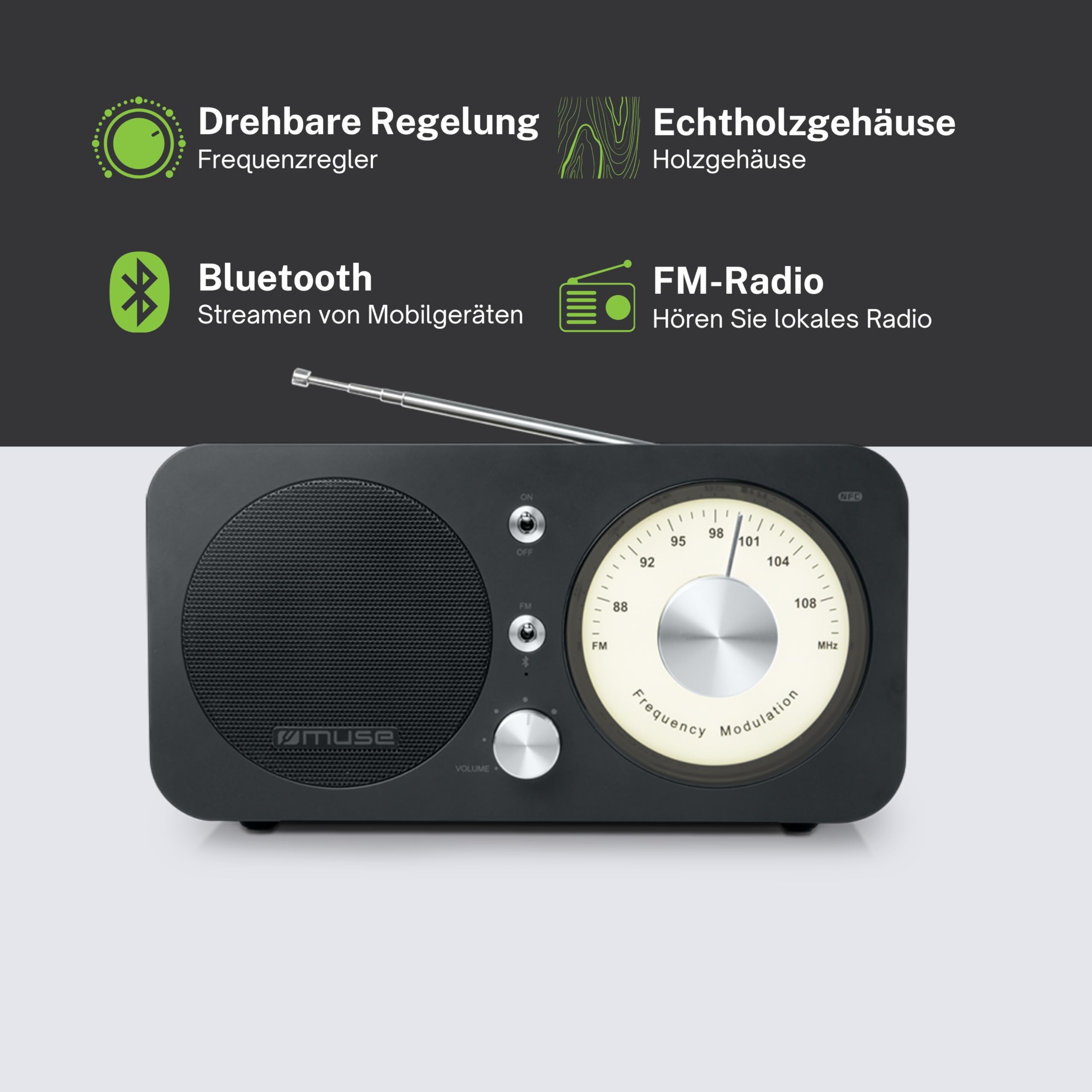 Muse M-095 BT Radio