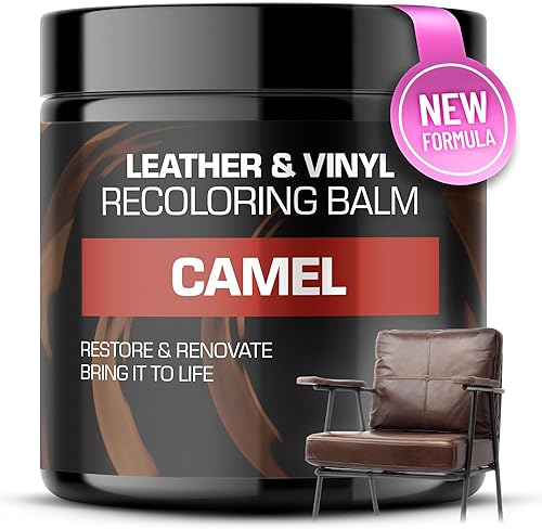 FORTIVO - Bálsamo de cuero re-colorante, restaurador de color de cuero, removedor de rasguños para cuero, reparación de rasguños de sofá de cuero,