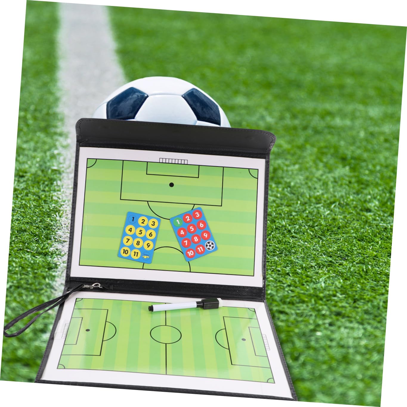 Fußballbrett Fußballtrainingsübungsbrett Fußballbrett Fußballtrainingsbrett Fußballtrainingsausrüstung Fußballspielarmbänder Trainingsbrett Fußballmarkierungstafel PVC
