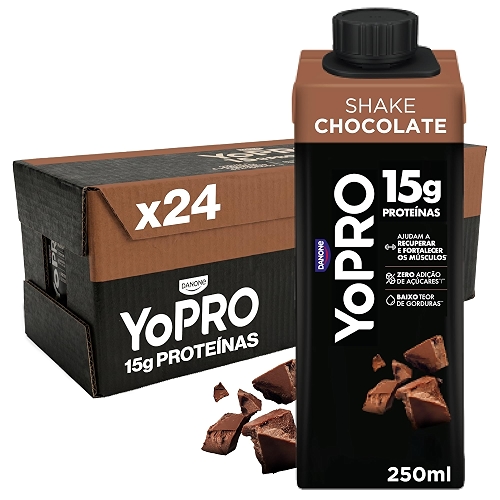 Pack YoPRO Bebida Láctea UHT Chocolate 15g de proteínas 250ml - 24 unidades