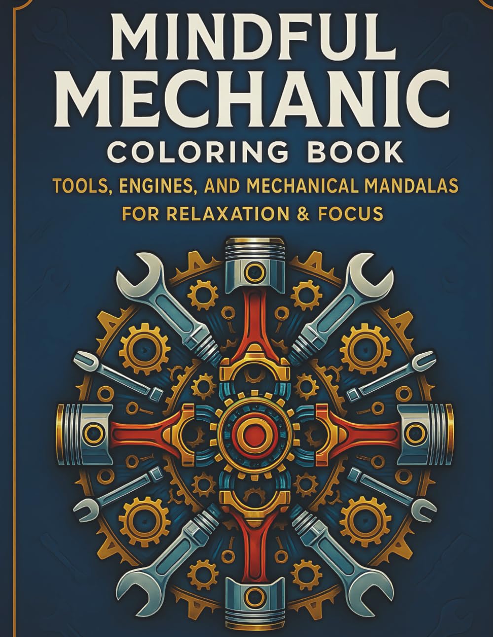 Mindful Mechanic Coloring Book: Relaxing Tool Mandalas, Engine Designs, and Mechanical Patterns for Stress Relief and Focus, A Unique Coloring Book ... – Creative Activities for a Balanced Mind)