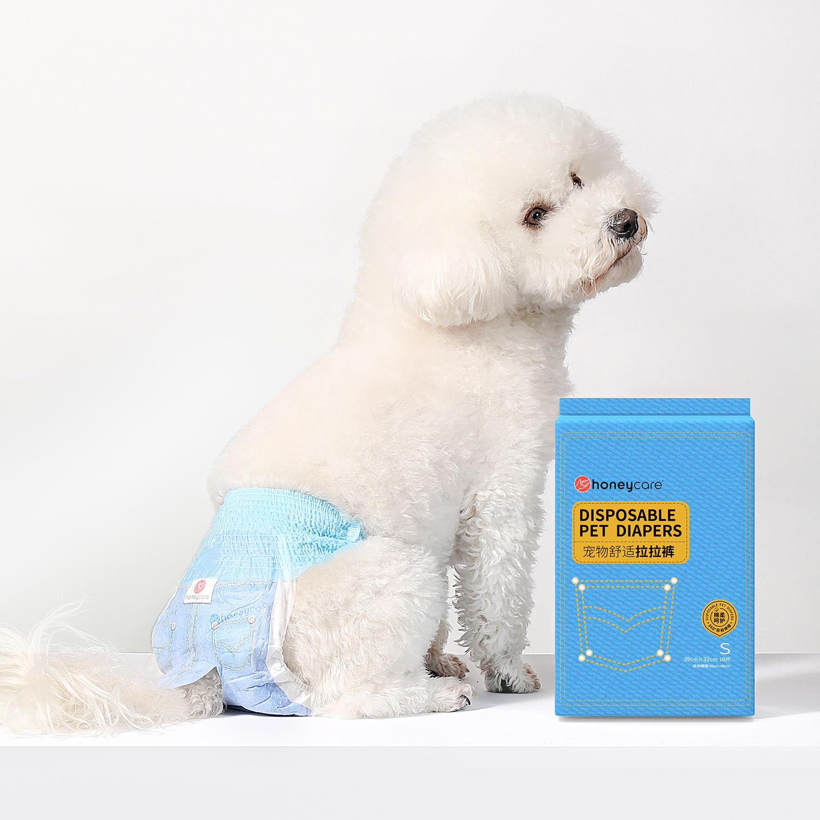 HONEYCARE All-Absorb 犬用オムツ　S 40枚　12袋セット HONEYCARE All-Absorb 犬用オムツ S 40枚 12袋セット