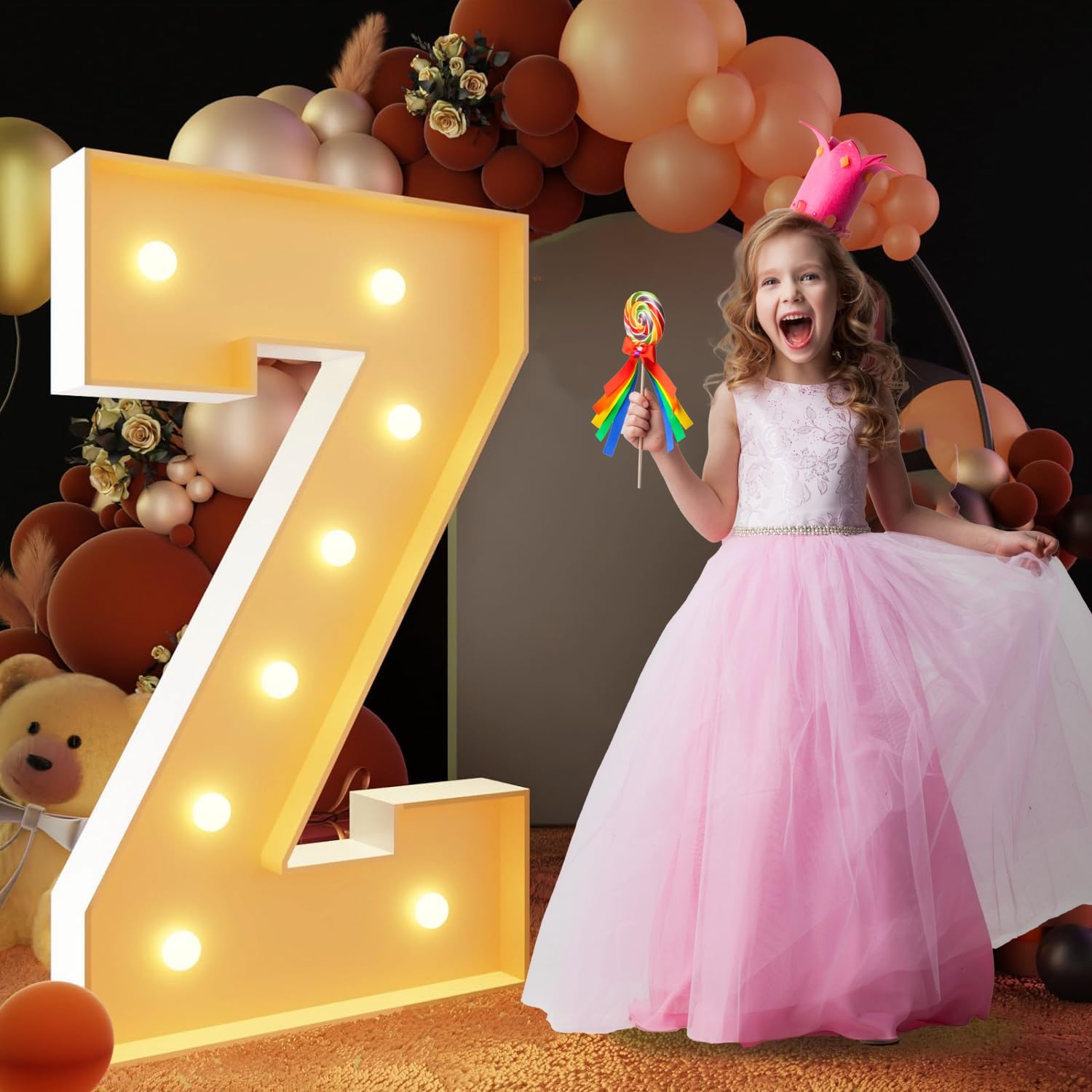Marquee Light Up Letters LED Warm Light Birthday Party(Letter Z,4FT/120CM)