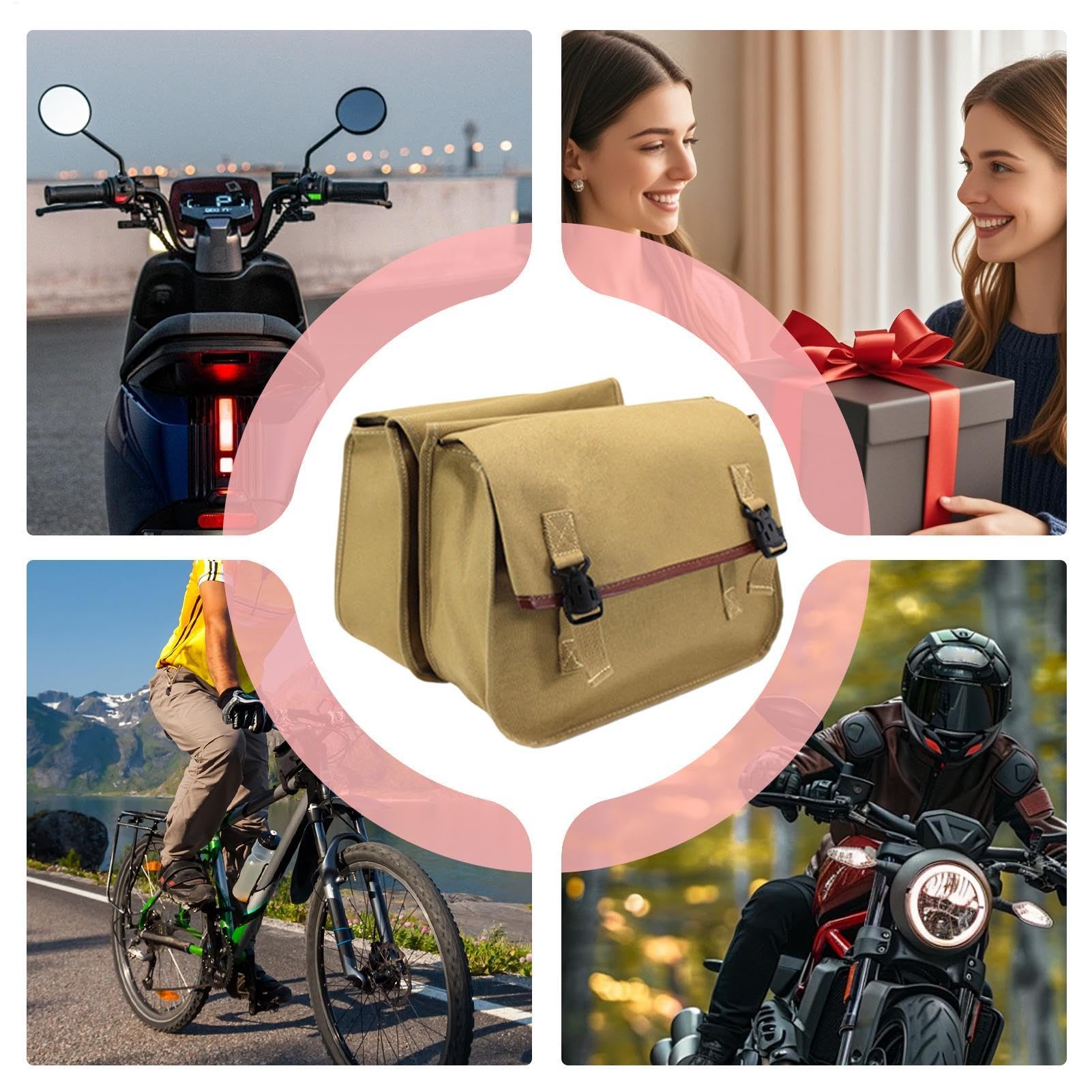 Borsa da sella, pacchetto bagagli | Borsa da sella portaoggetti impermeabile a grande capacità per accessori moto