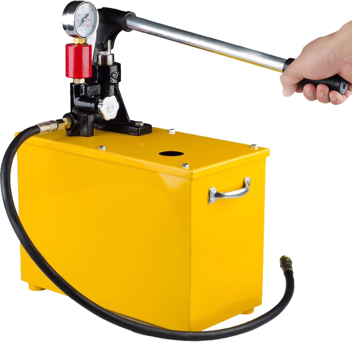 Manual Pressure Test Pump 250kg 25mpa Water Pressure Test