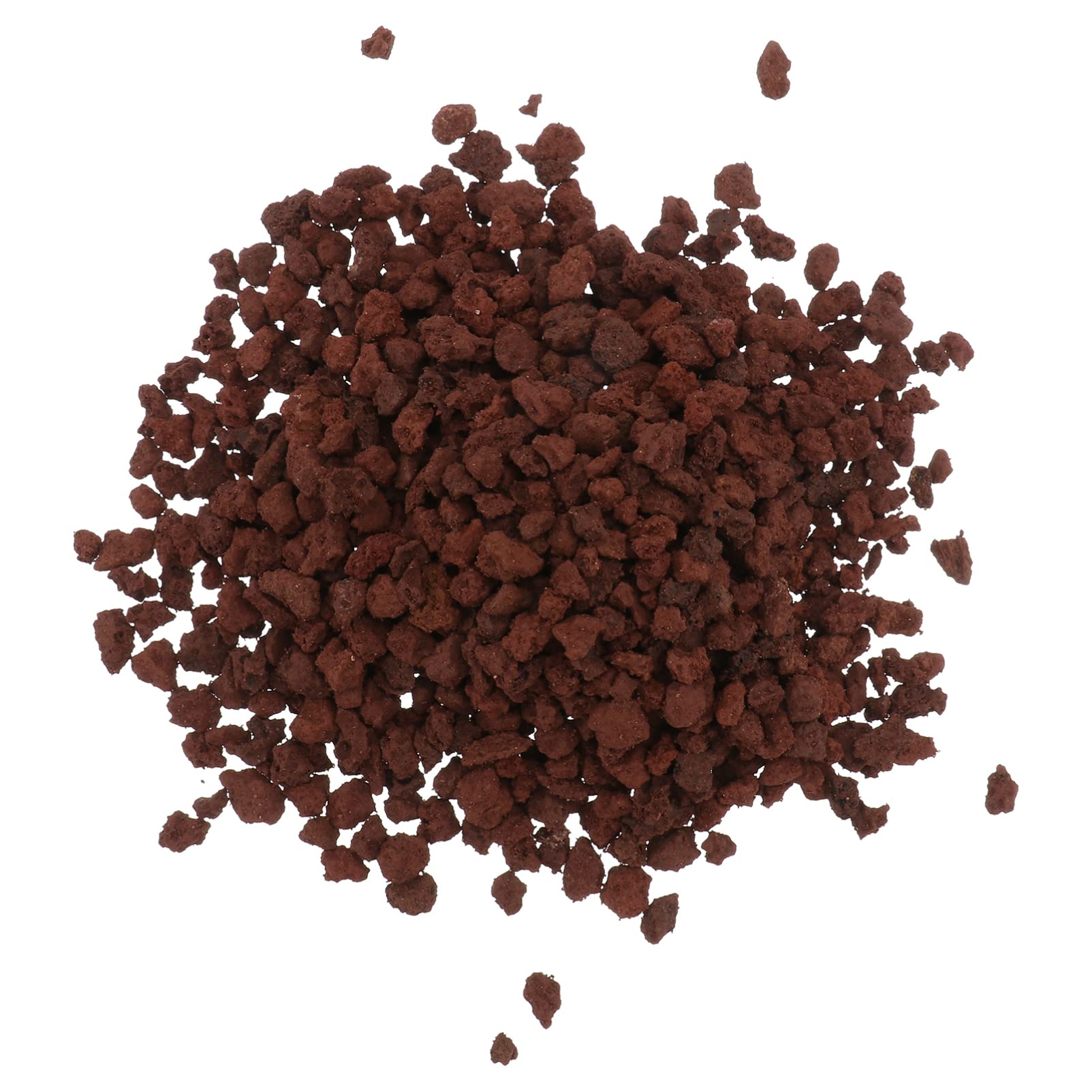 ULTECHNOVO 500g Partículas De Roca Volcánica Piedra Filtrante Oscuro Adorno para Acuario para Paisajes De Peces y Hábitat De Pecera